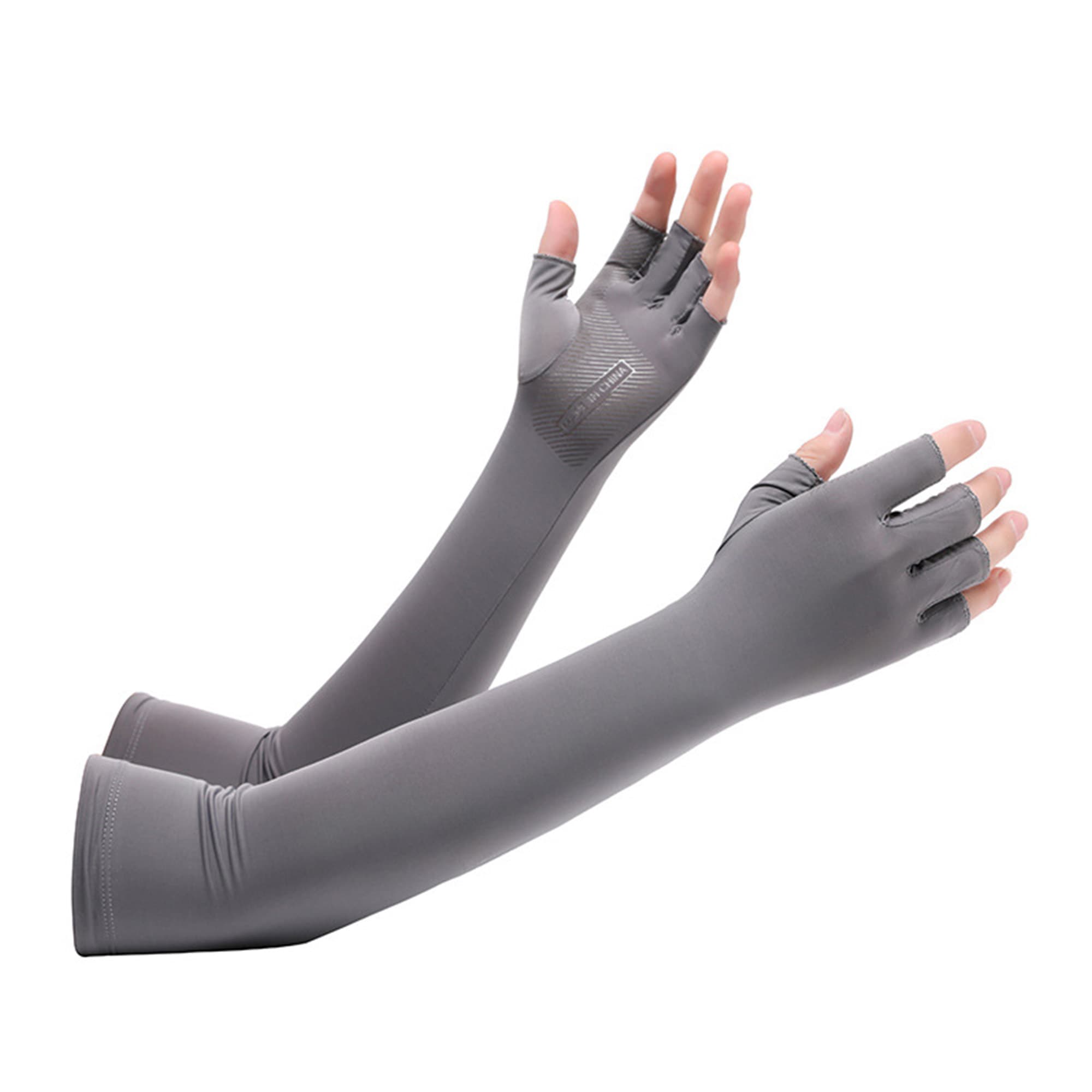 Alternative view of Long Sleeve Sun Protective Fingerless Gloves