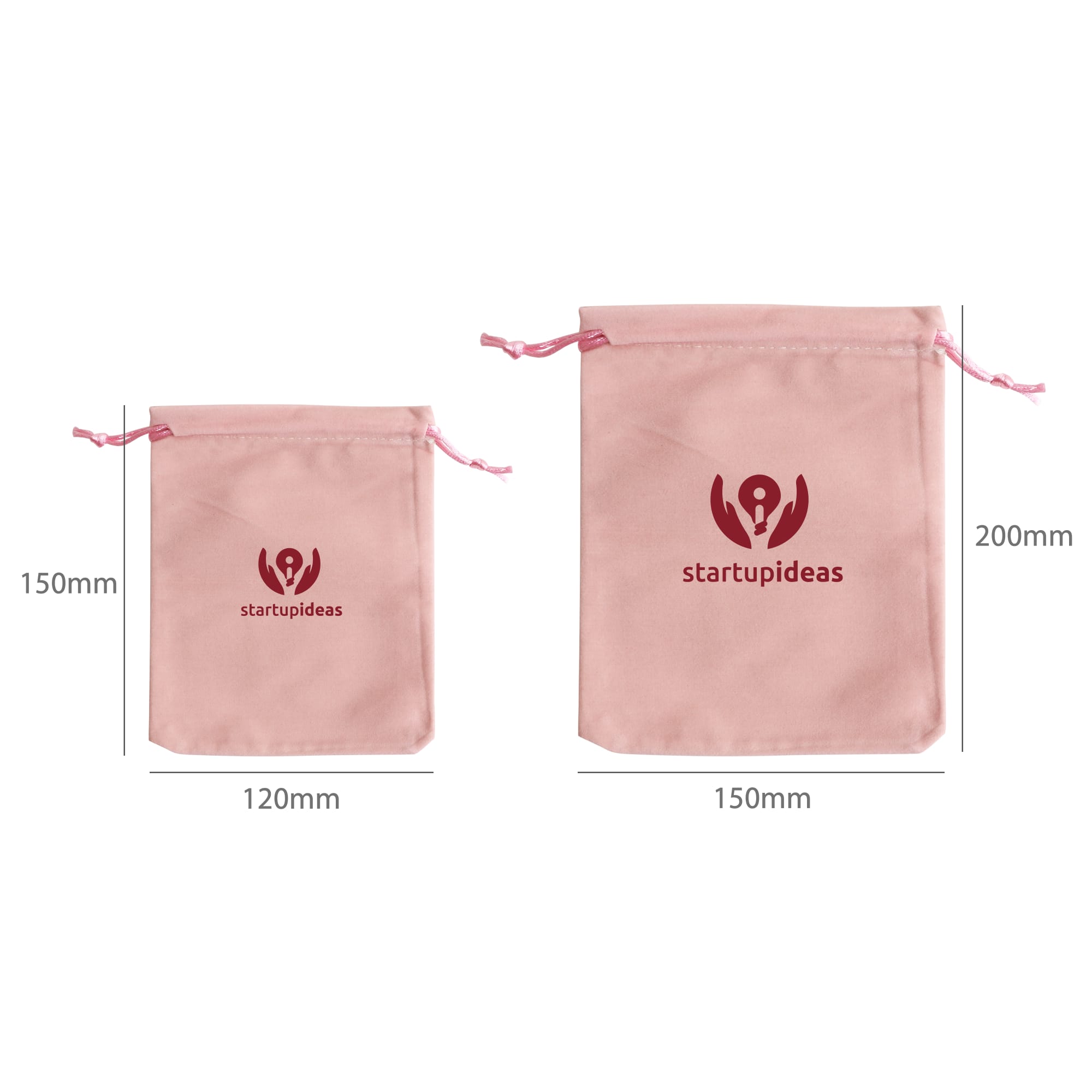Velvet Drawstring Bag - PCBA10 Image 