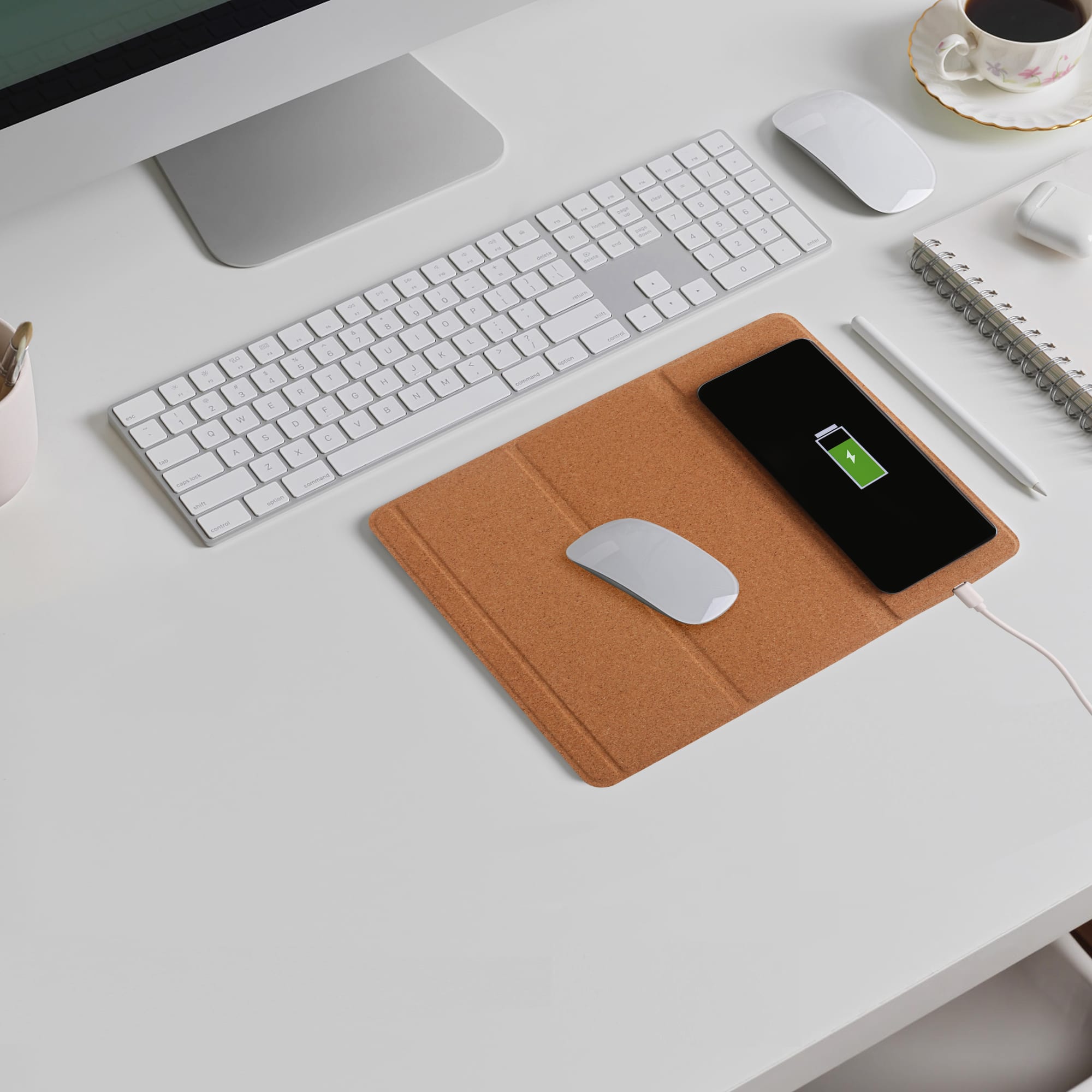 10W Foldable Cork Wireless Charger - PCT270 Image 