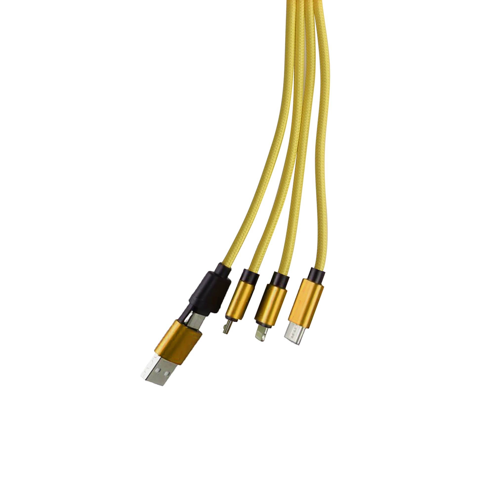 Alternative view of Custom Shape Light Up Charging Cable with Keyring