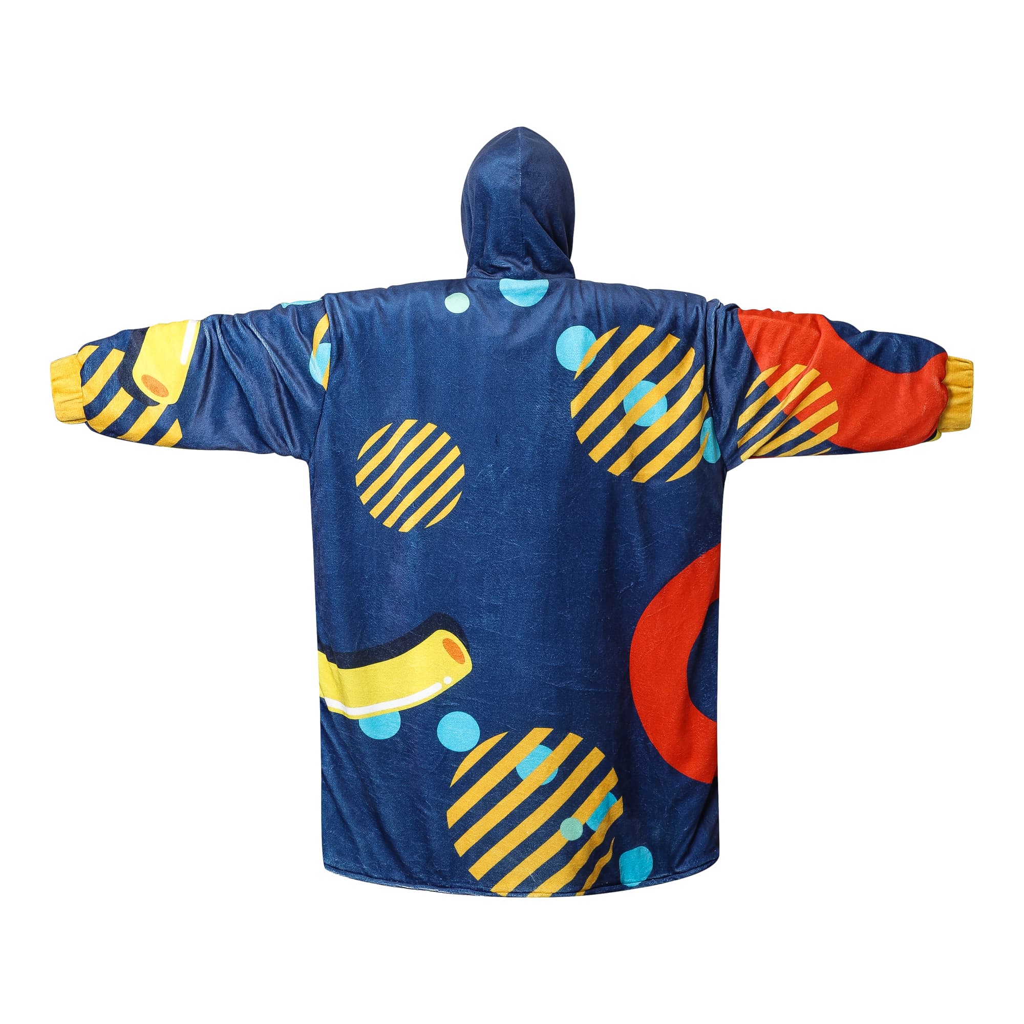 Unisex 100%Polyester Sublimated Wearable Blanket with Absorbent Lining - PCC062 Image 