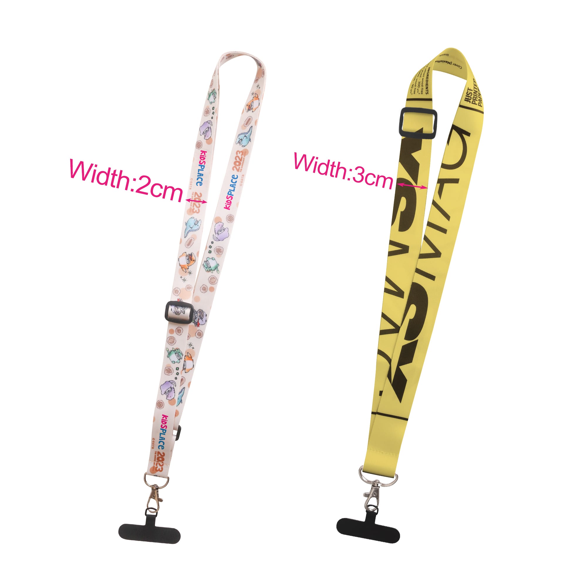 Alternative view of Adjustable Sublimation Phone Lanyard