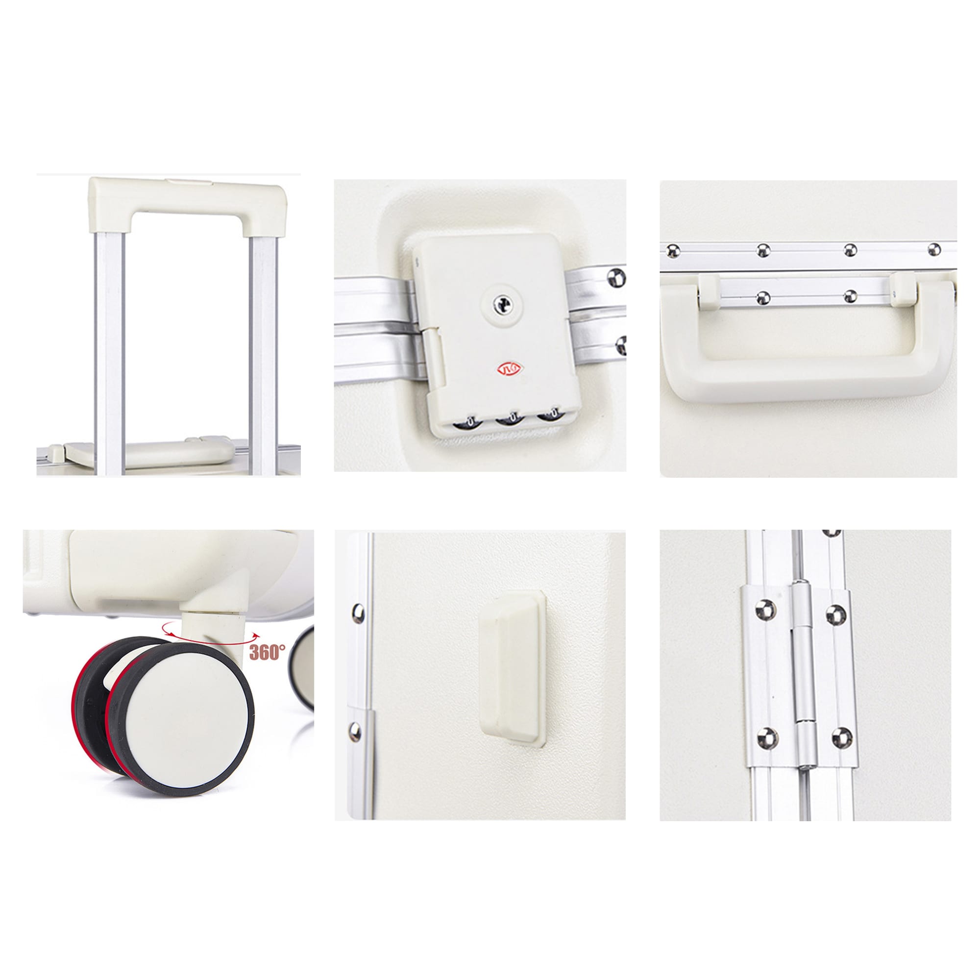 Ribbed ABS suitcase - PCK021 Image 