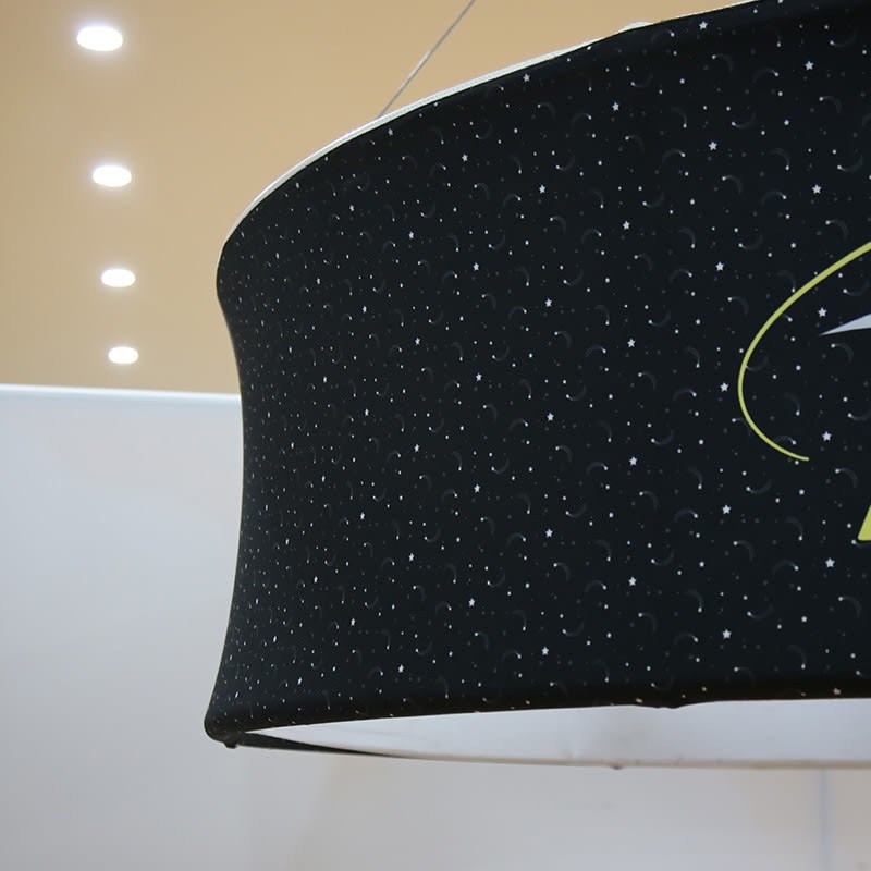 Sky Tube Round Hanging Banner - POS66 Image 