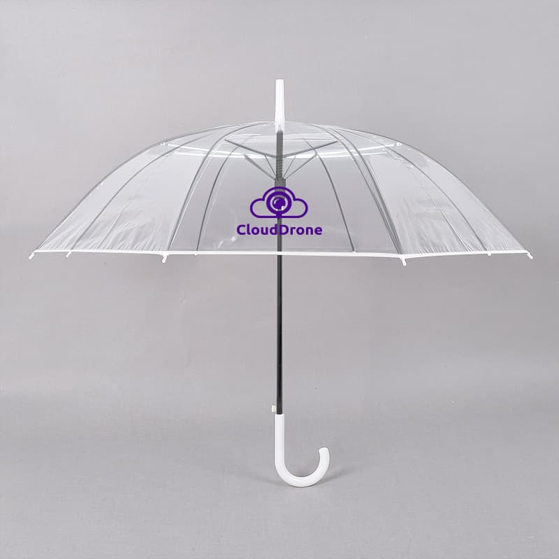 Alternative view of Transparent Eight-Panel Umbrella
