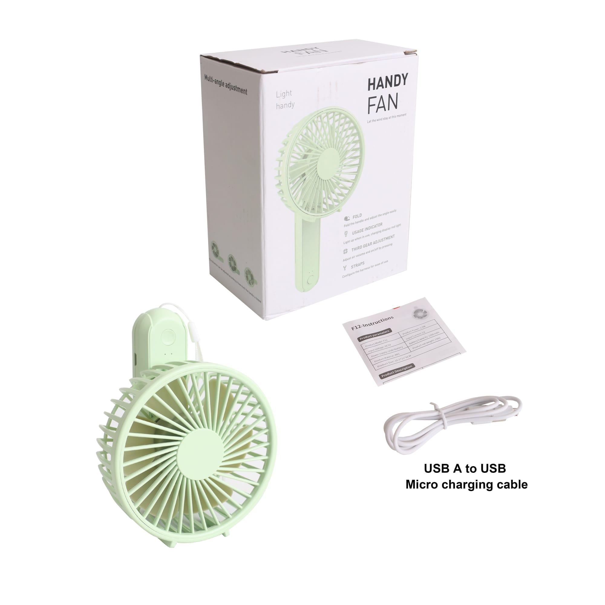 Foldable USB Handy Fan - PCT090 Image 
