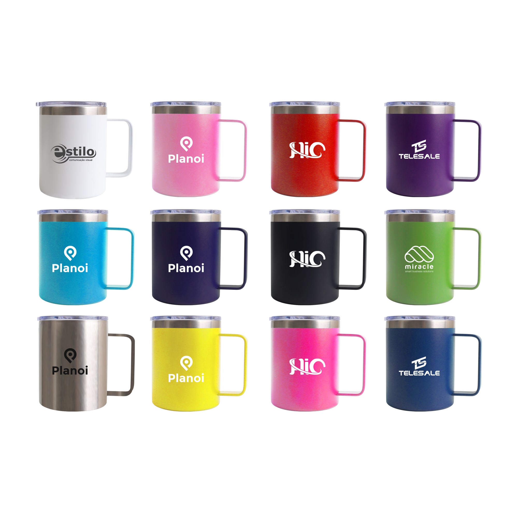 Coloured Stainless Steel Mug - PXD100B Image