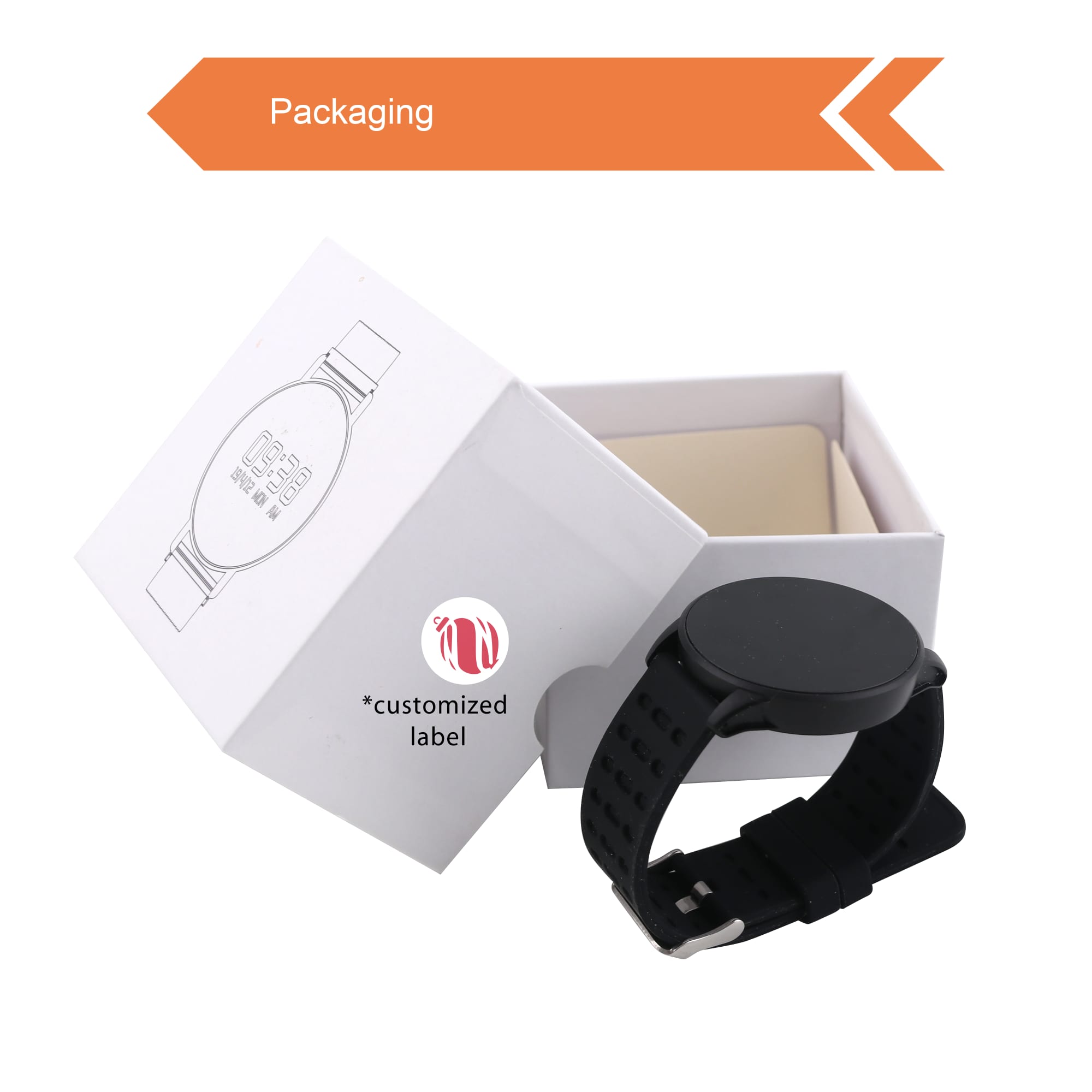Round Smart Watch - PCT212 Image 