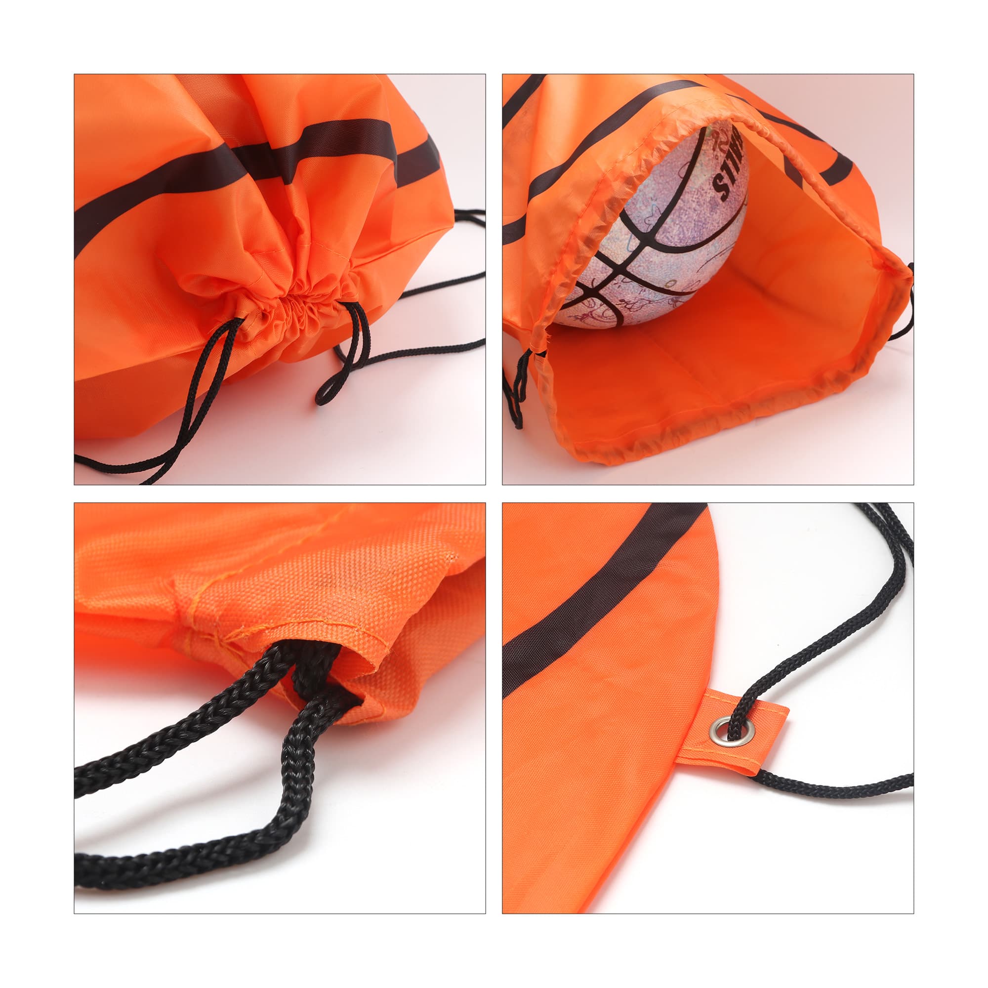 Ball Shaped Drawstring Backpack