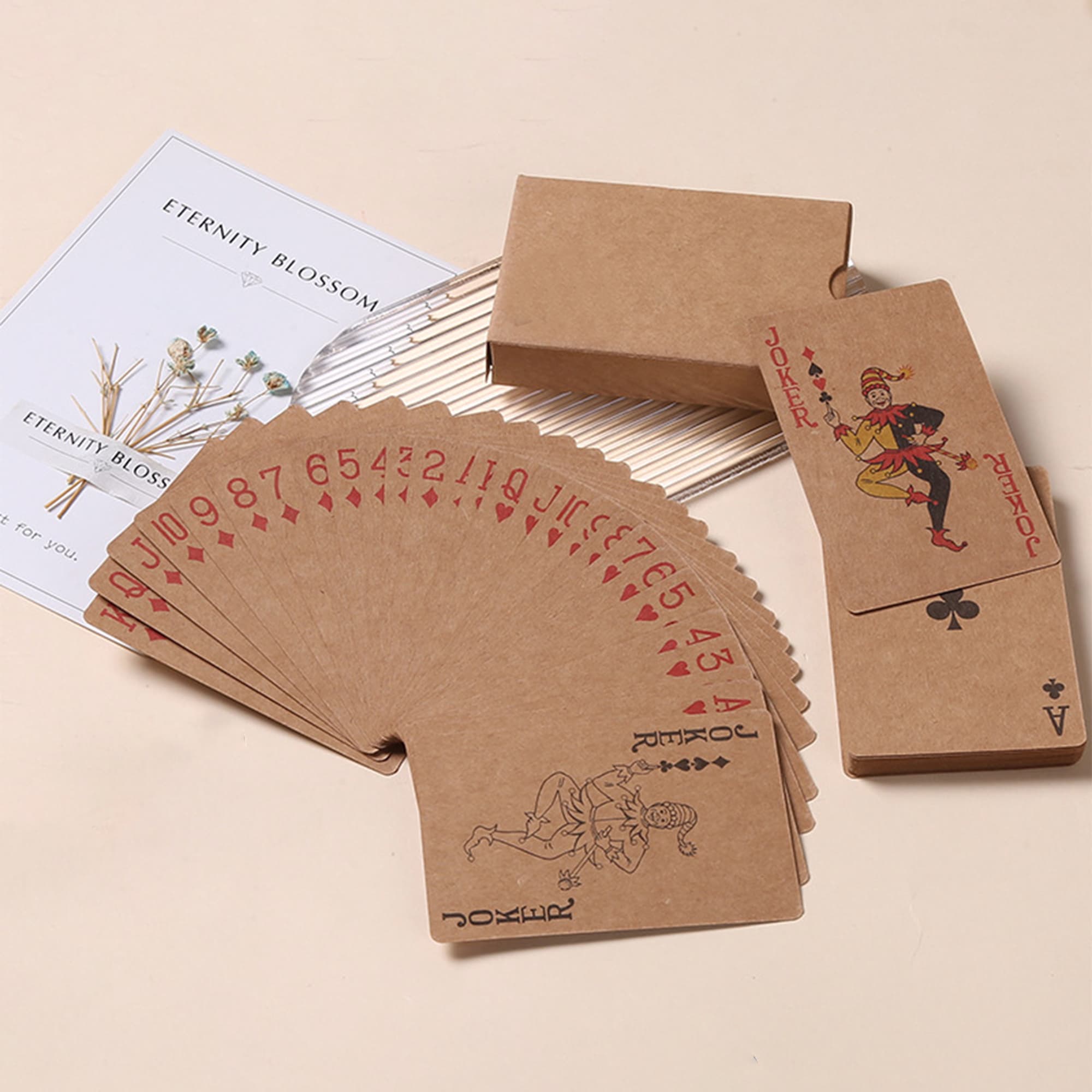 Kraft Paper Playing Cards - PCH310 Image