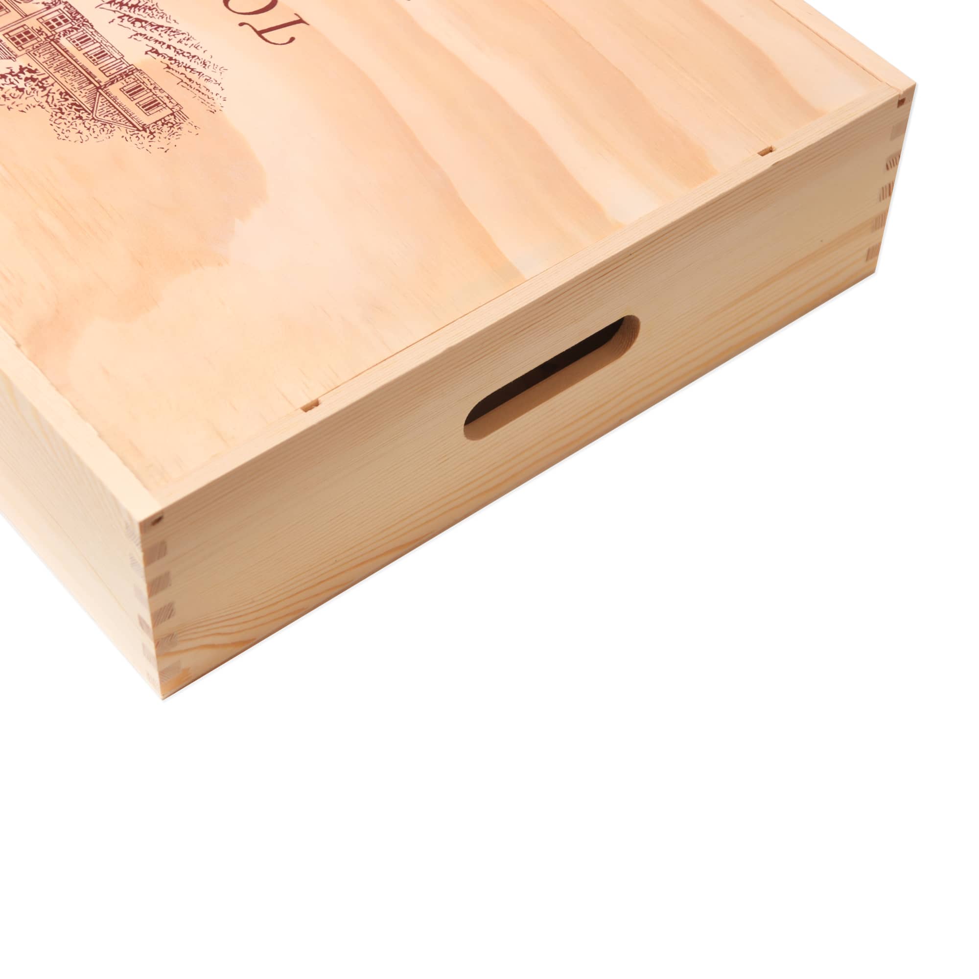 Six-pack Wooden Wine Gift Box - PCPB580 Image 