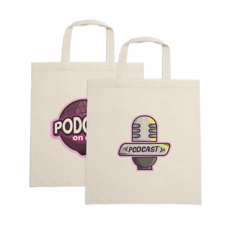 140gsm Short Handle Calico Bag - PCBC005 Image 