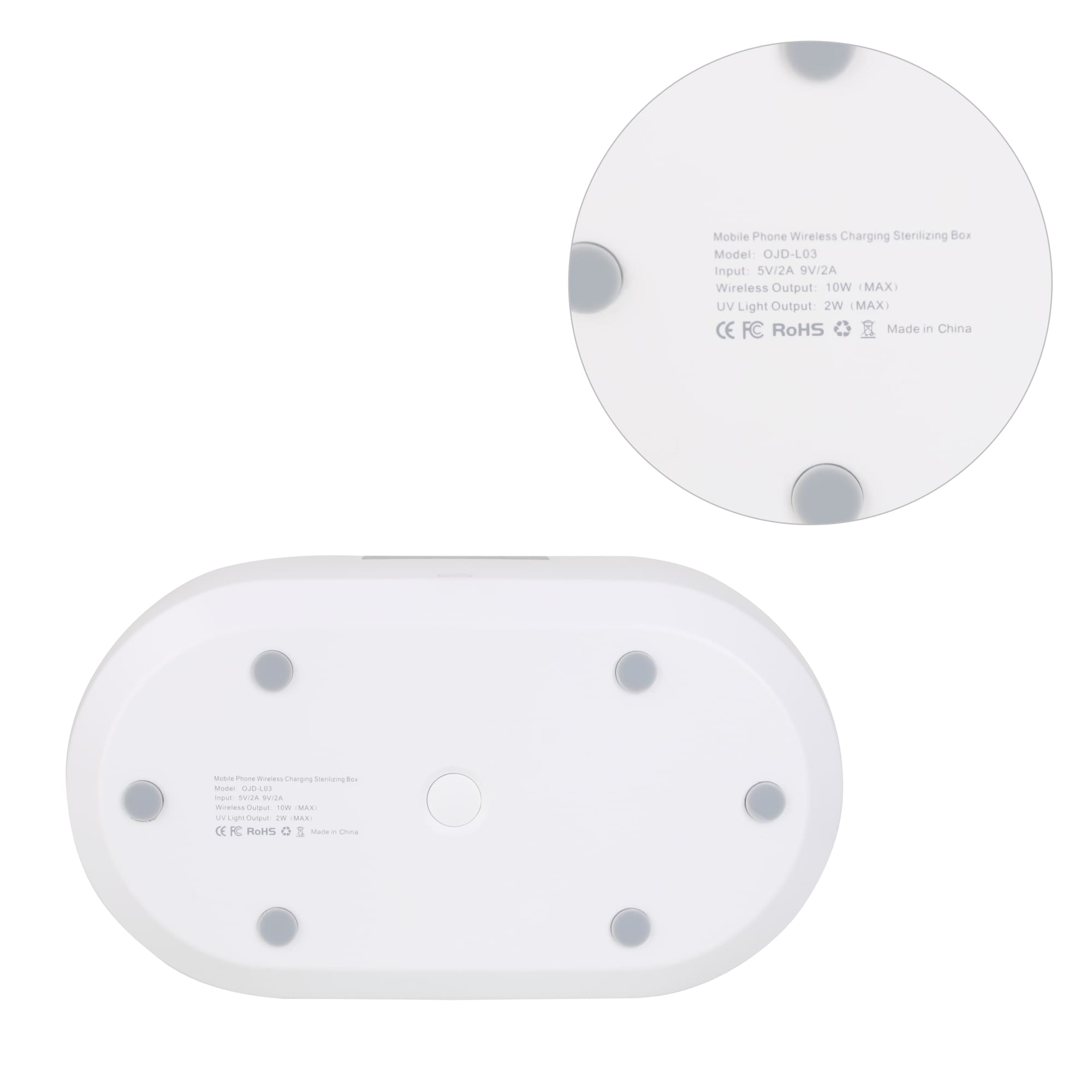 UV Sterilization Box With Wireless Charger - PCA038 Image 