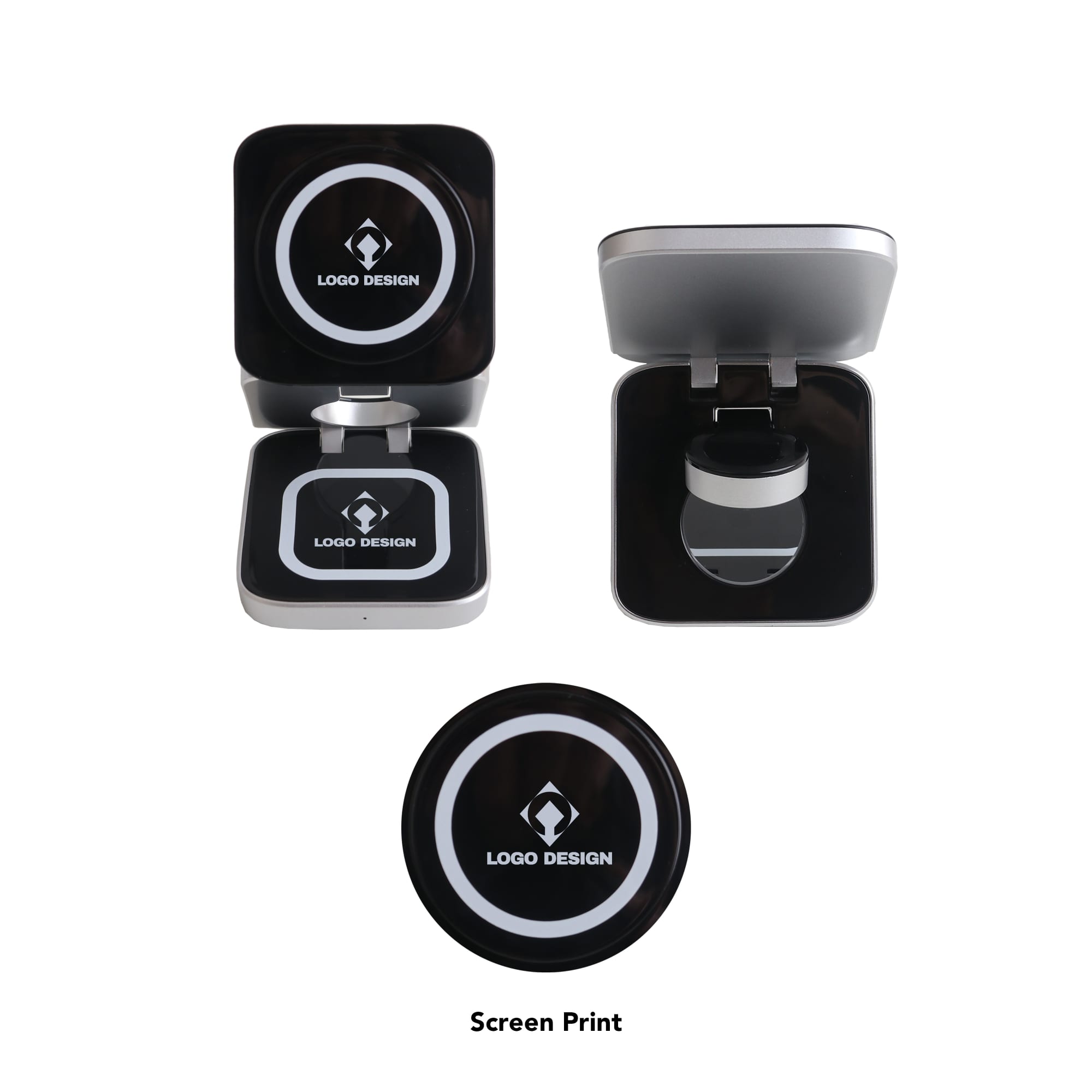 Standard 3 in 1 Foldable Wireless Charger Stand - PCT284A Image