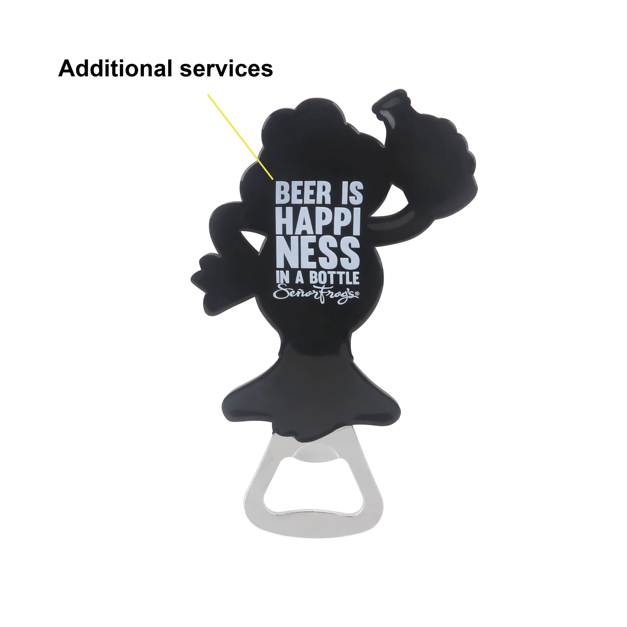 Custom Shaped PVC Bottle Opener - PCH025 Image 