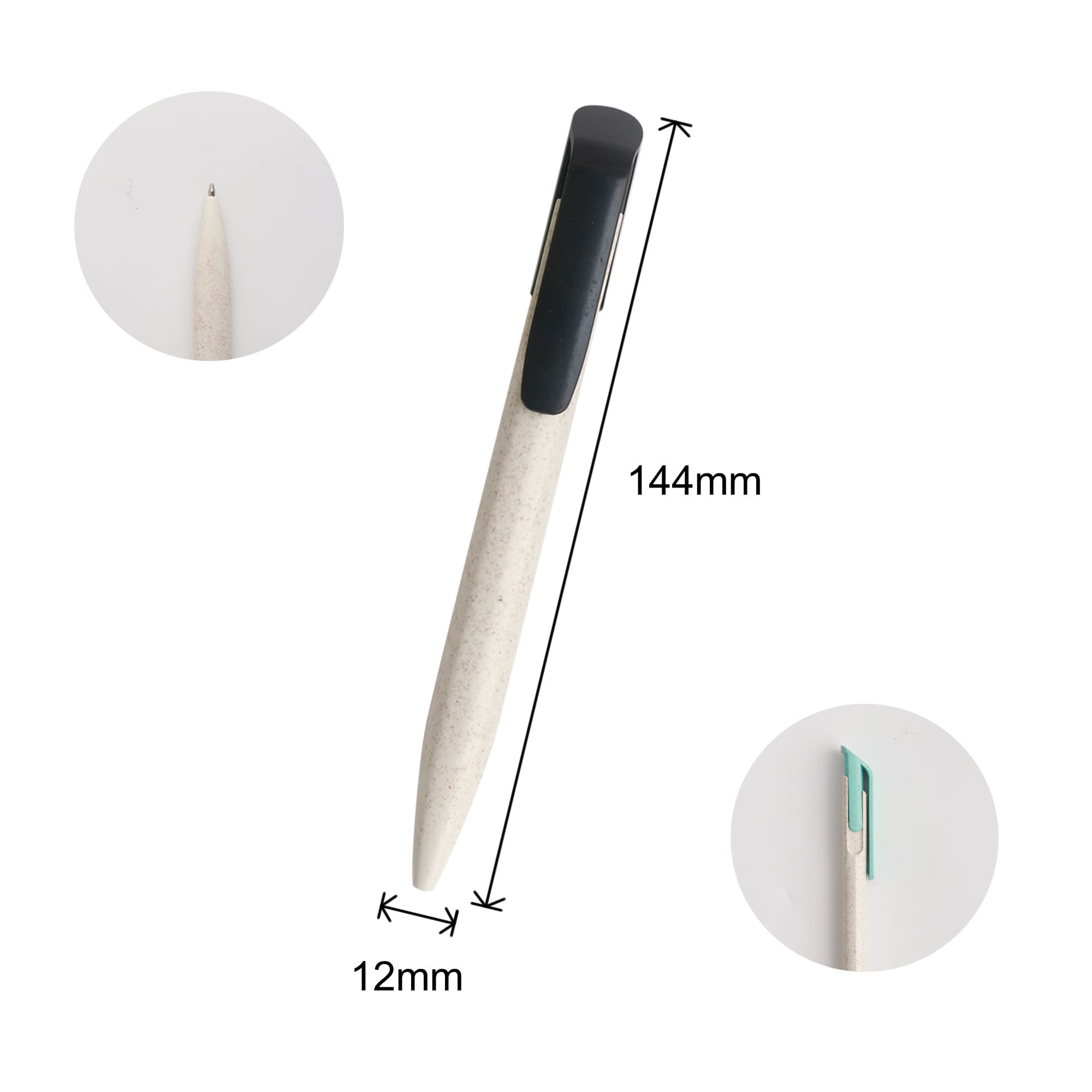 Wheat Straw Click Pen