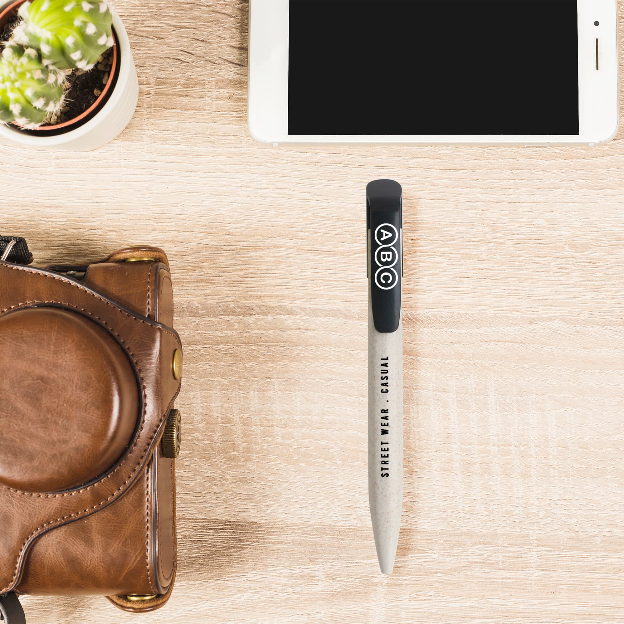 Wheat Straw Click Pen