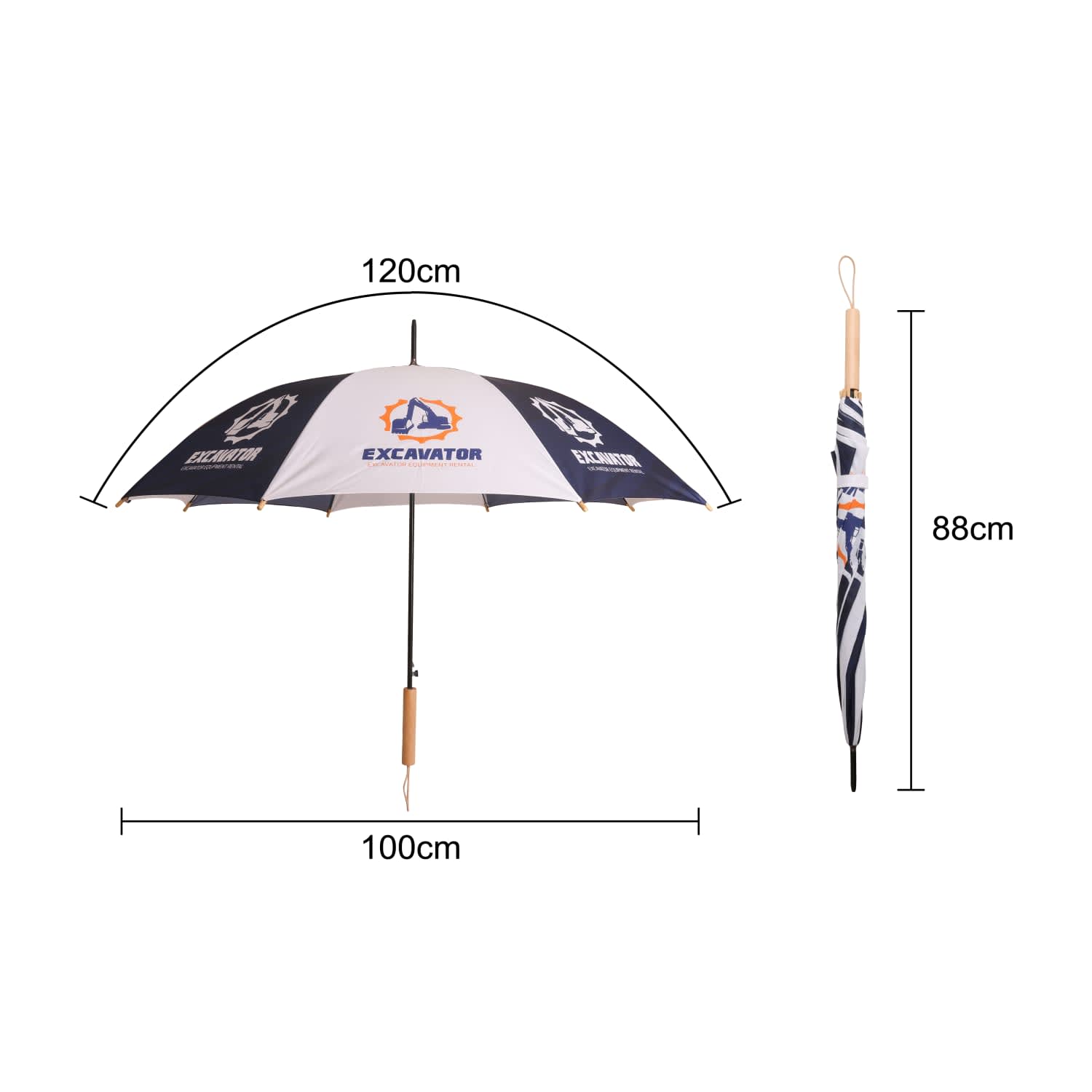 RPET Umbrella with Straight Handle - PCH906 Image 