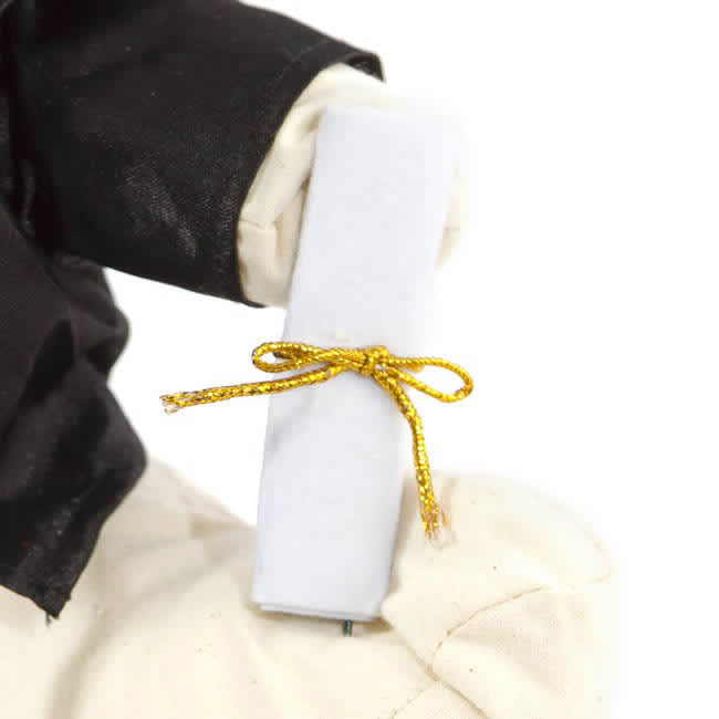 Graduation Signature Calico Bear with Pen - PCPT160 Image 