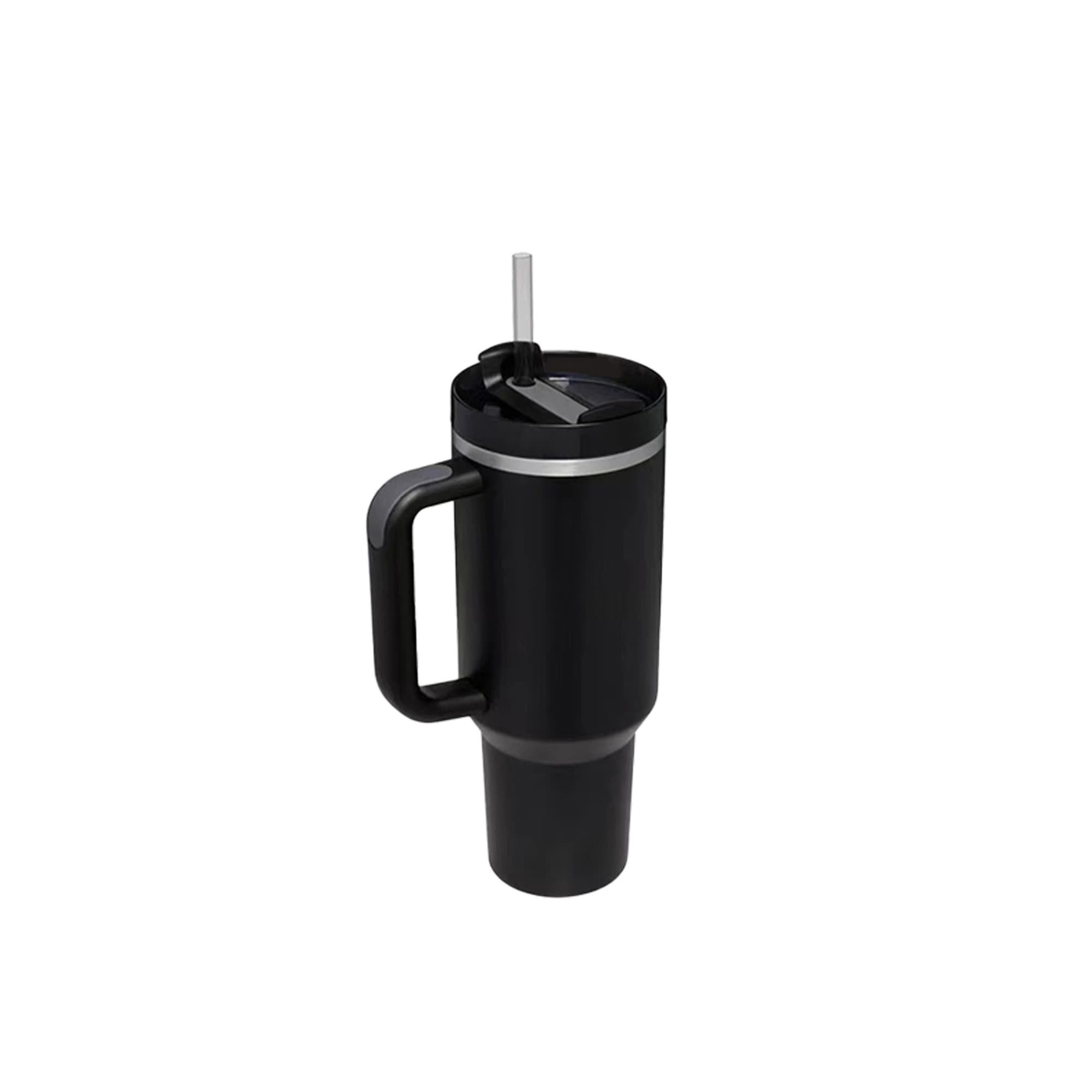 Alternative view of 1.2L Stainless Steel Tumbler with Lid and Straw