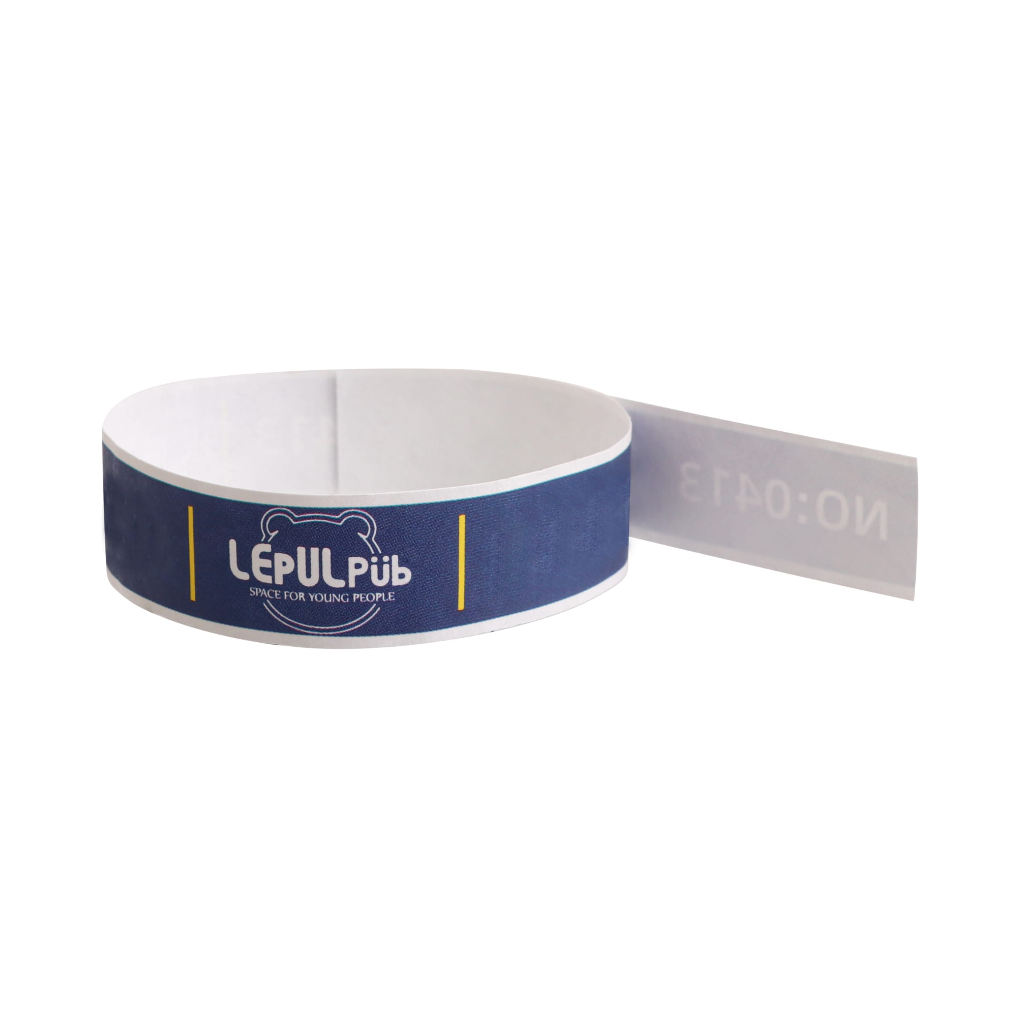 Alternative view of Tabbed Disposable Tyvek Wristband
