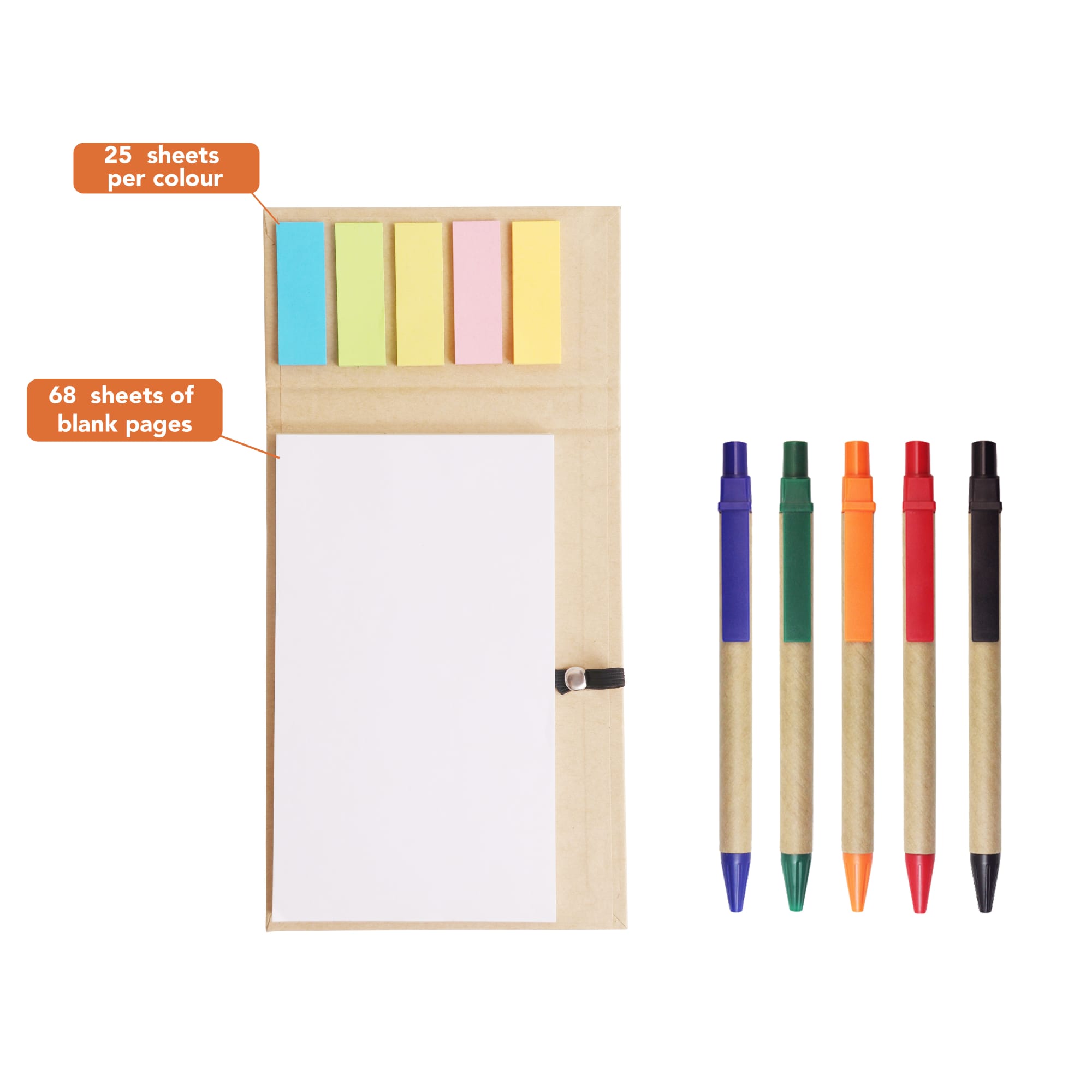 Memo Pad with Ballpoint Pen - PXS017 Image 