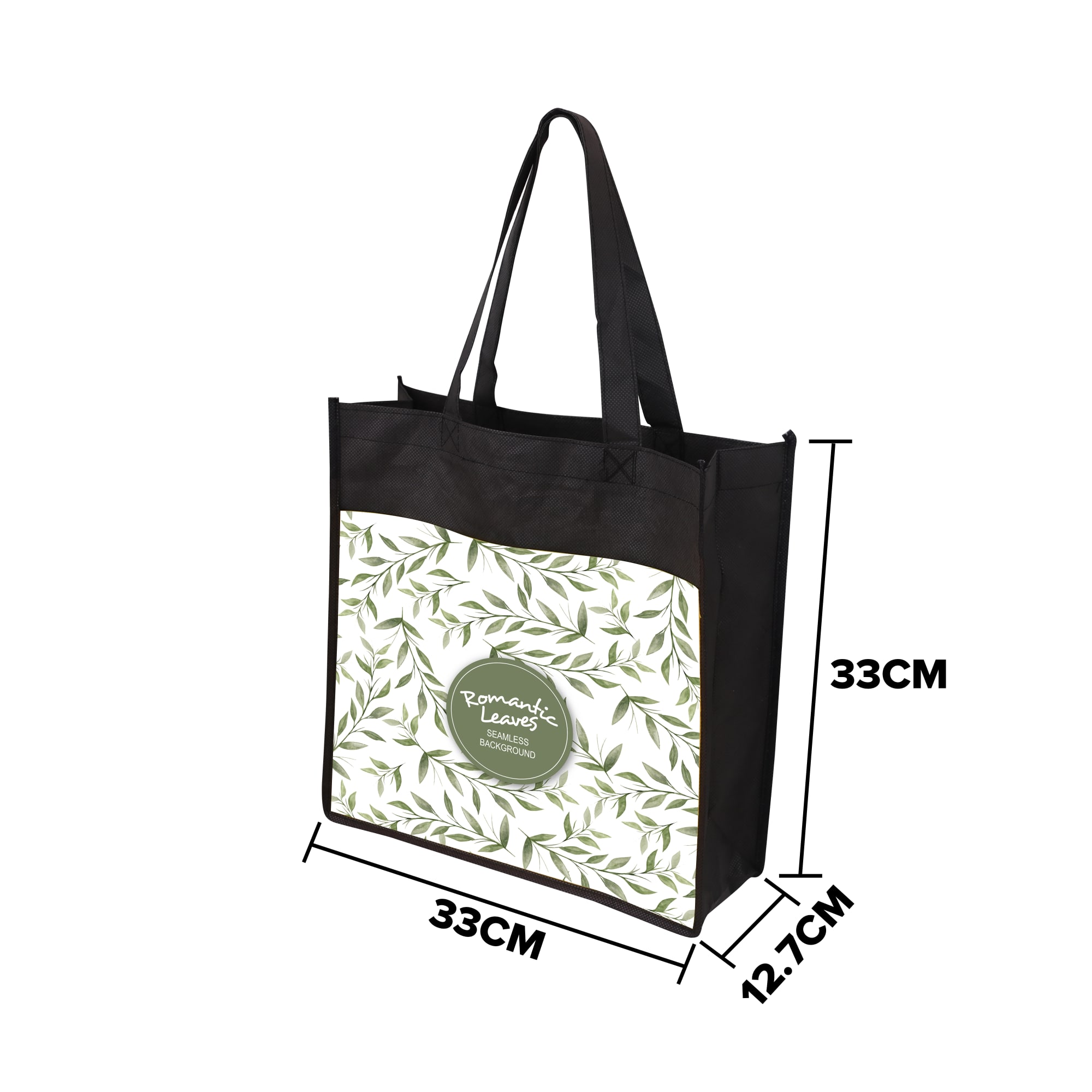 Laminated Non Woven Tote Bag - Wide - PCBC130 Image