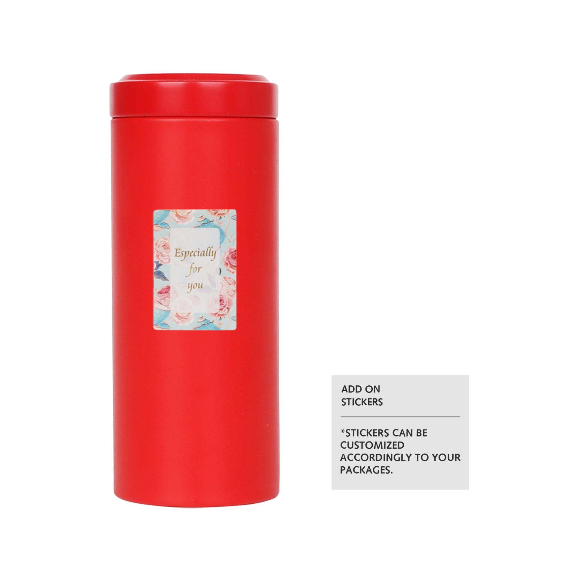 Large Metal Cylinder Tin Canisters (45 x 114mm)
