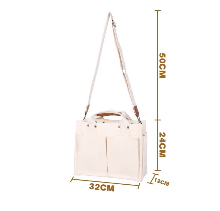Canvas Tote Bag with Straps - PCBC125 Image 