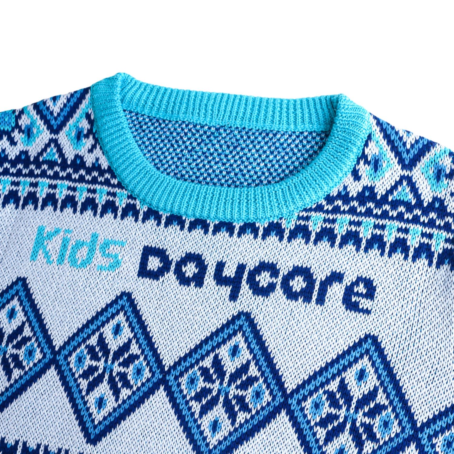 Unisex Winter Acrylic Cotton Jacquard Sweater