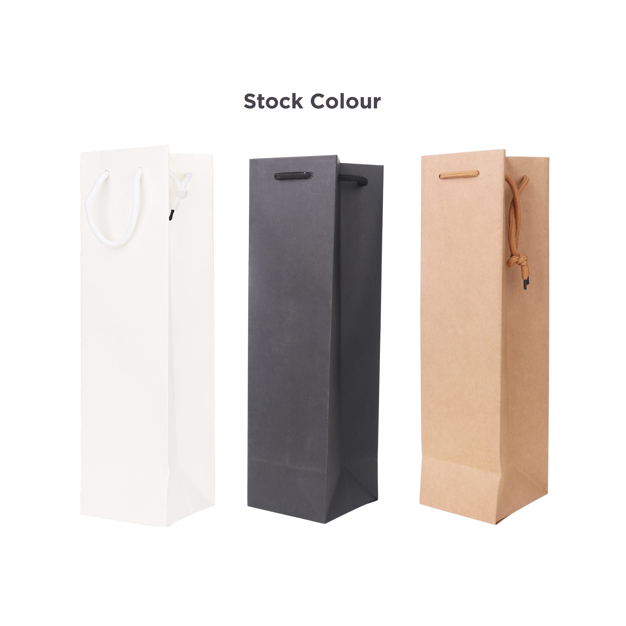 Wine Bottle Paper Bag(100x360x100mm) - PCPB060 Image 