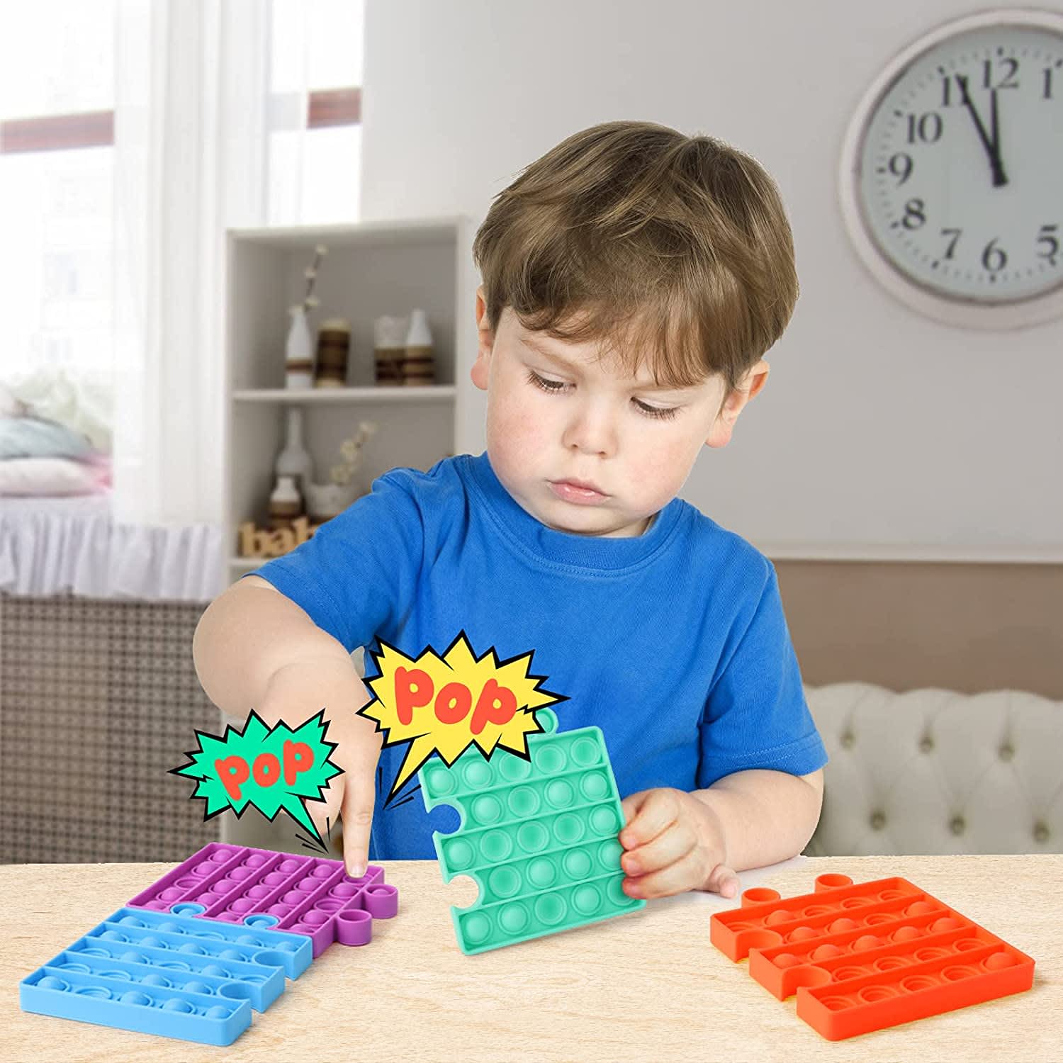 Puzzle Shape Pop It Fidget Toy - PCH336 Image 