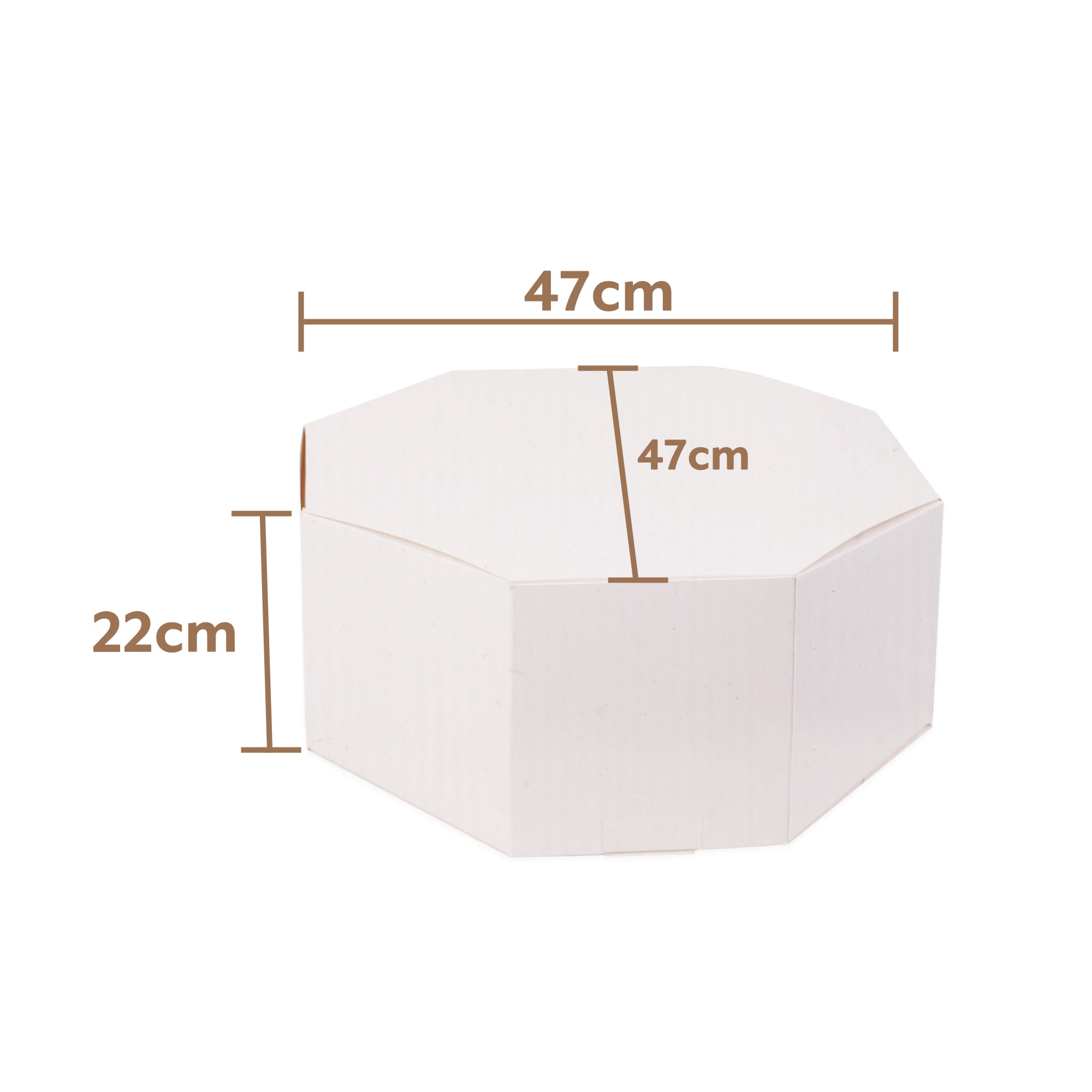 Octagonal Kraft Box - PCPB520 Image 