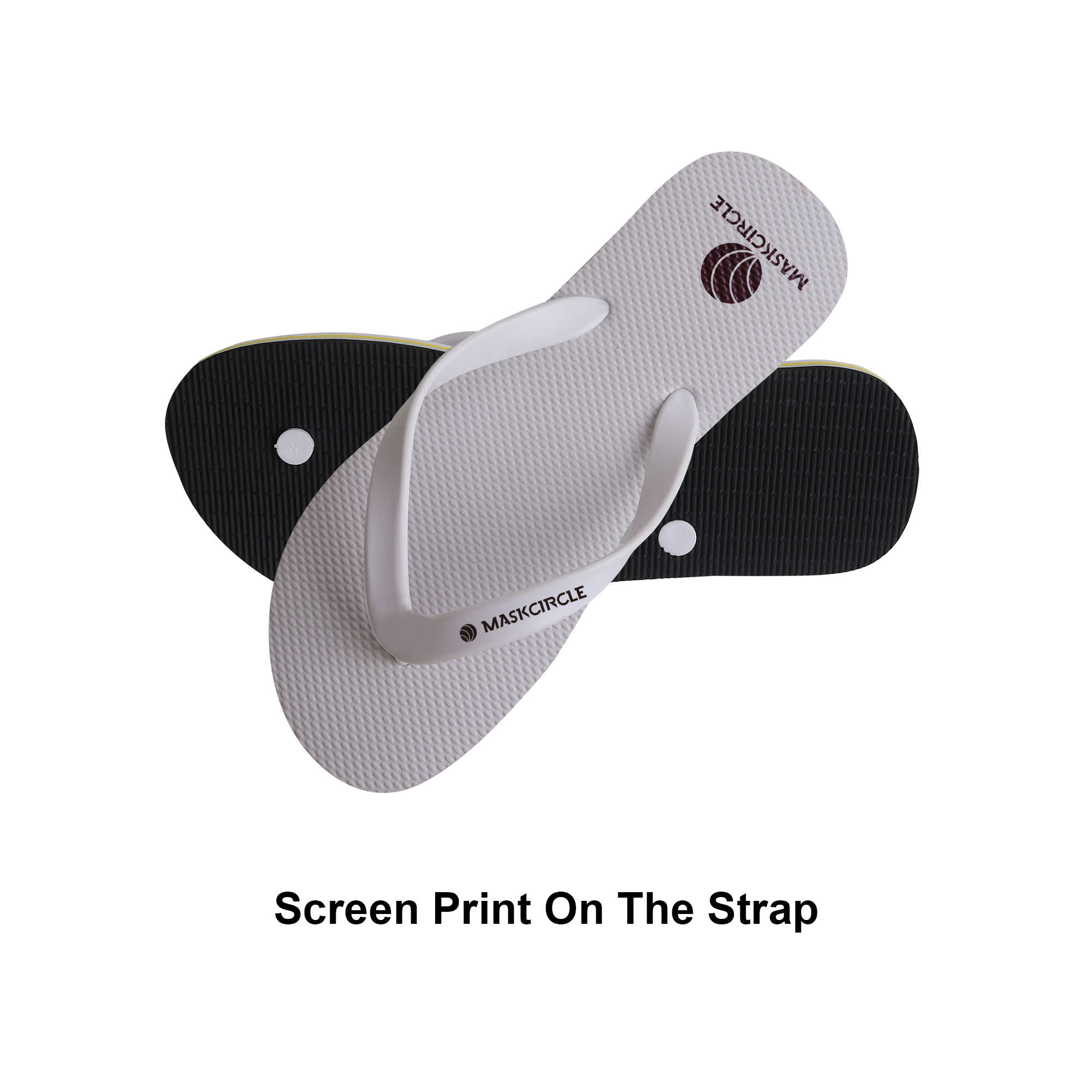 Rubber Talking Footprint Thongs - PCH197 Image 