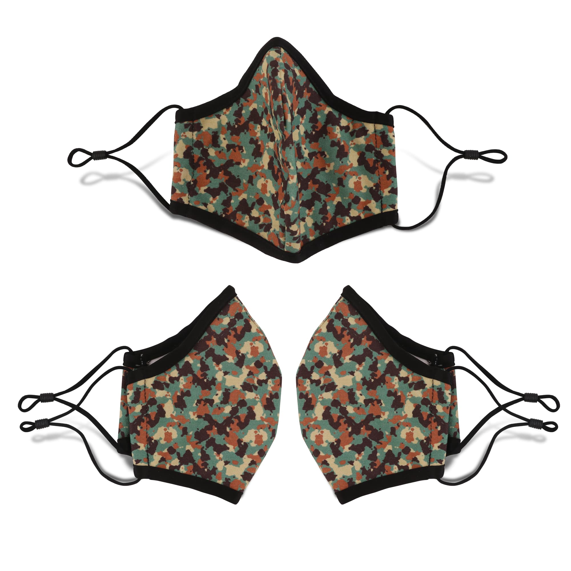 2-Ply Cotton Camouflage Reusable Face Mask - PCA061 Image 