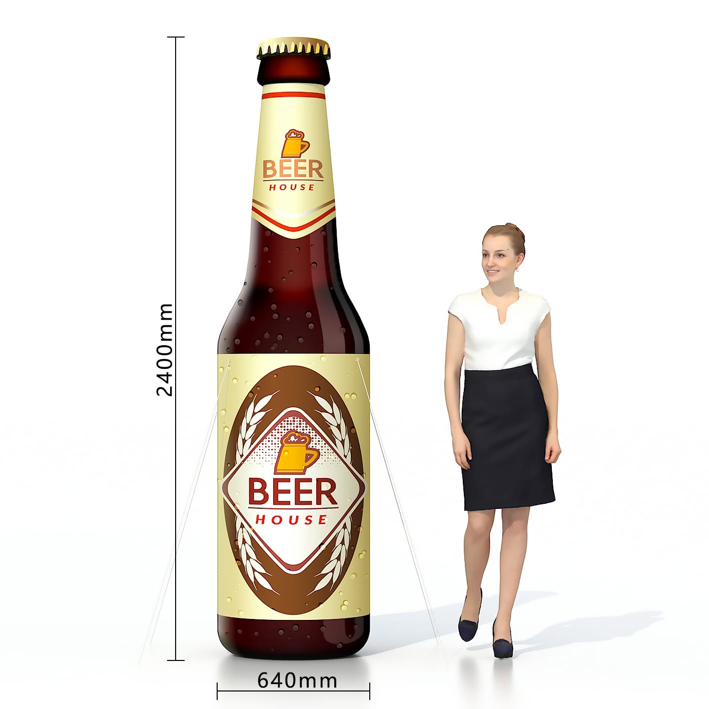 Inflatable Beer Bottle - POS478 Image 