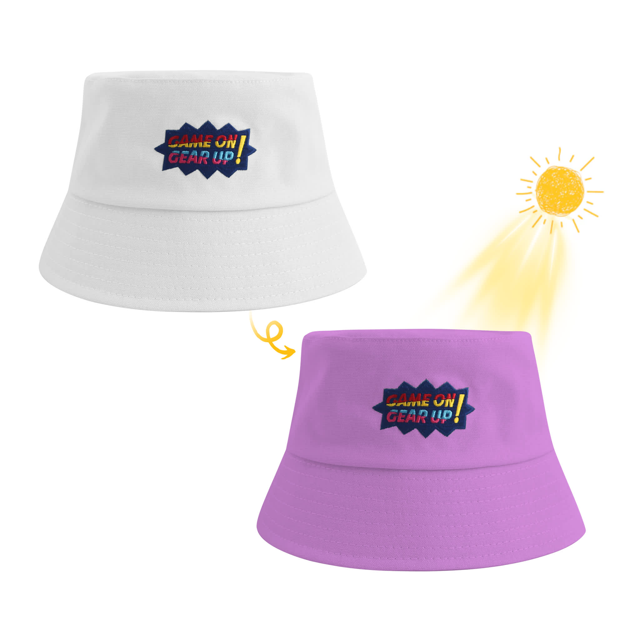 Alternative view of Colour Changing Bucket Hat