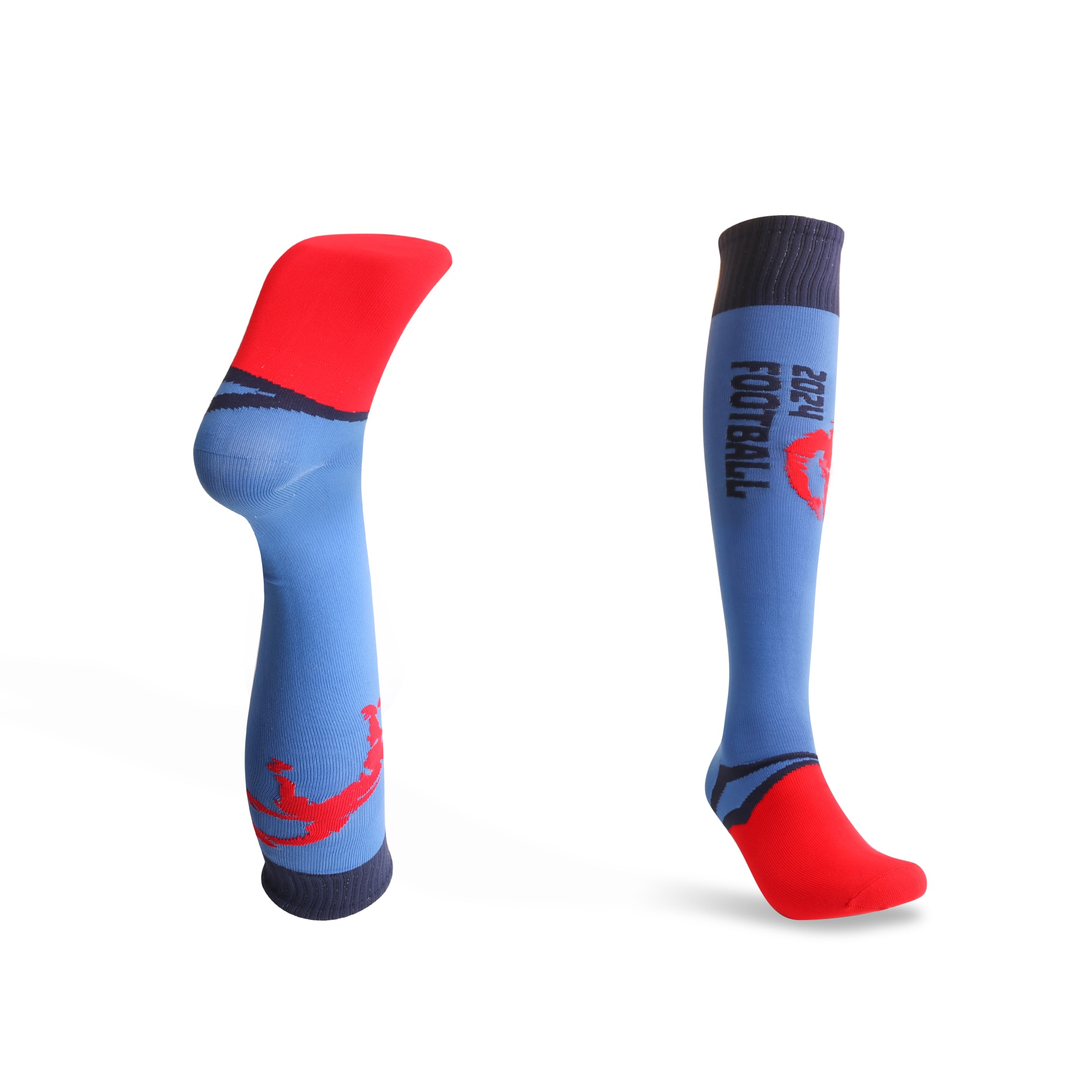 Alternative view of Knee High Custom Pattern Football Socks