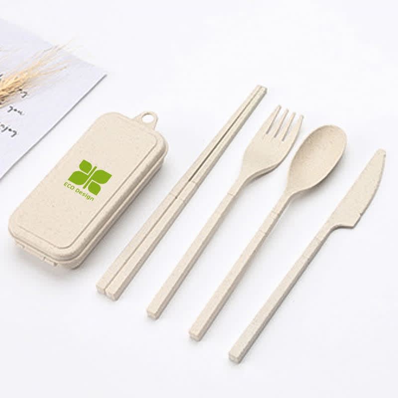 4 Pieces Travel Utensils Set - PCH168 Image 