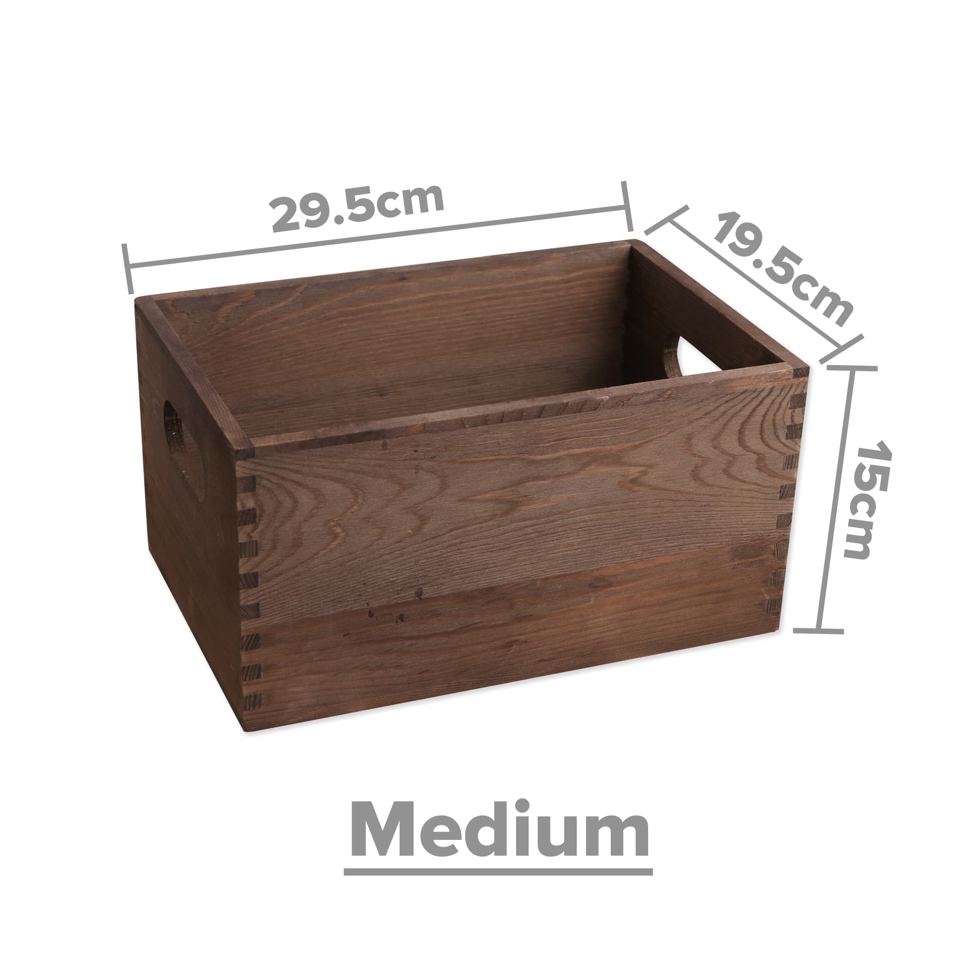 Medium Wooden Storage Box - PCPB553 Image 