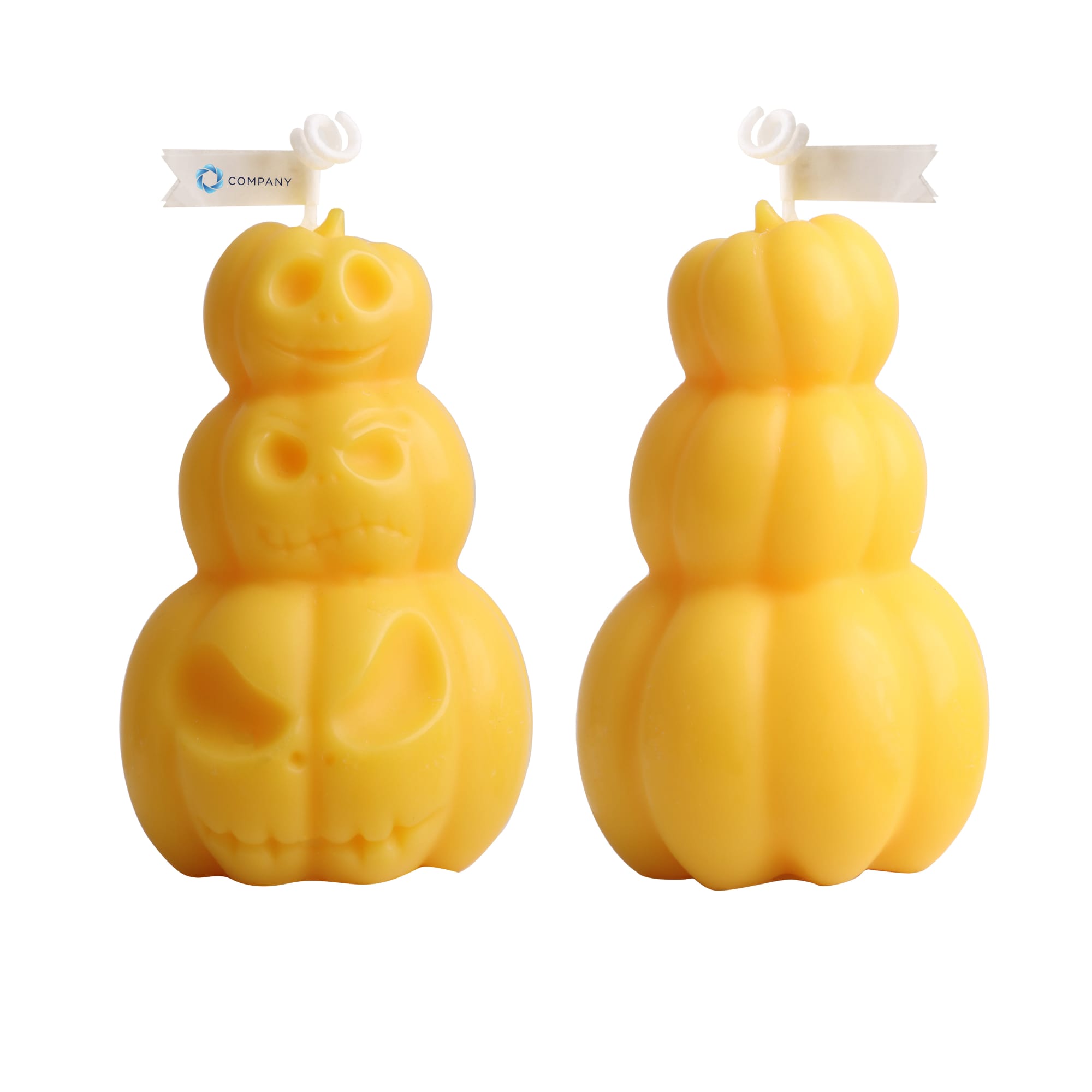 Triple Pumpkin Shape Candles - PCHC011 Image 