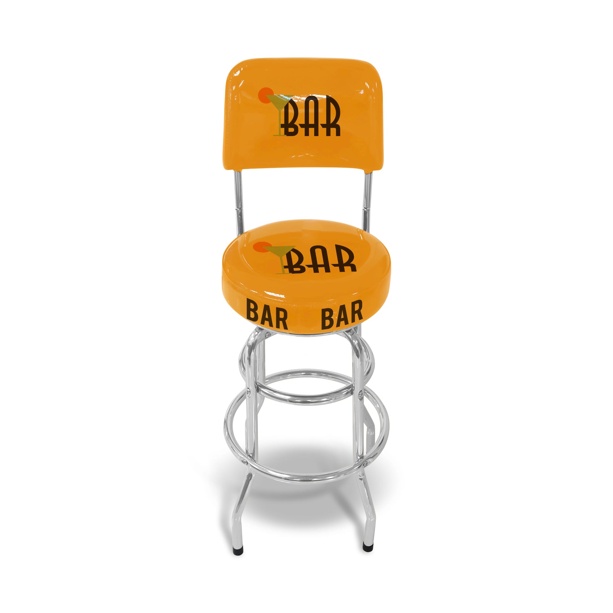 Alternative view of Bar stool with back