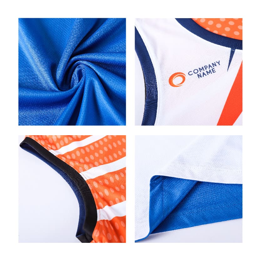 Unisex Adults 100% Polyester Sublimated Reversible Basketball Singlet - PCC046 Image