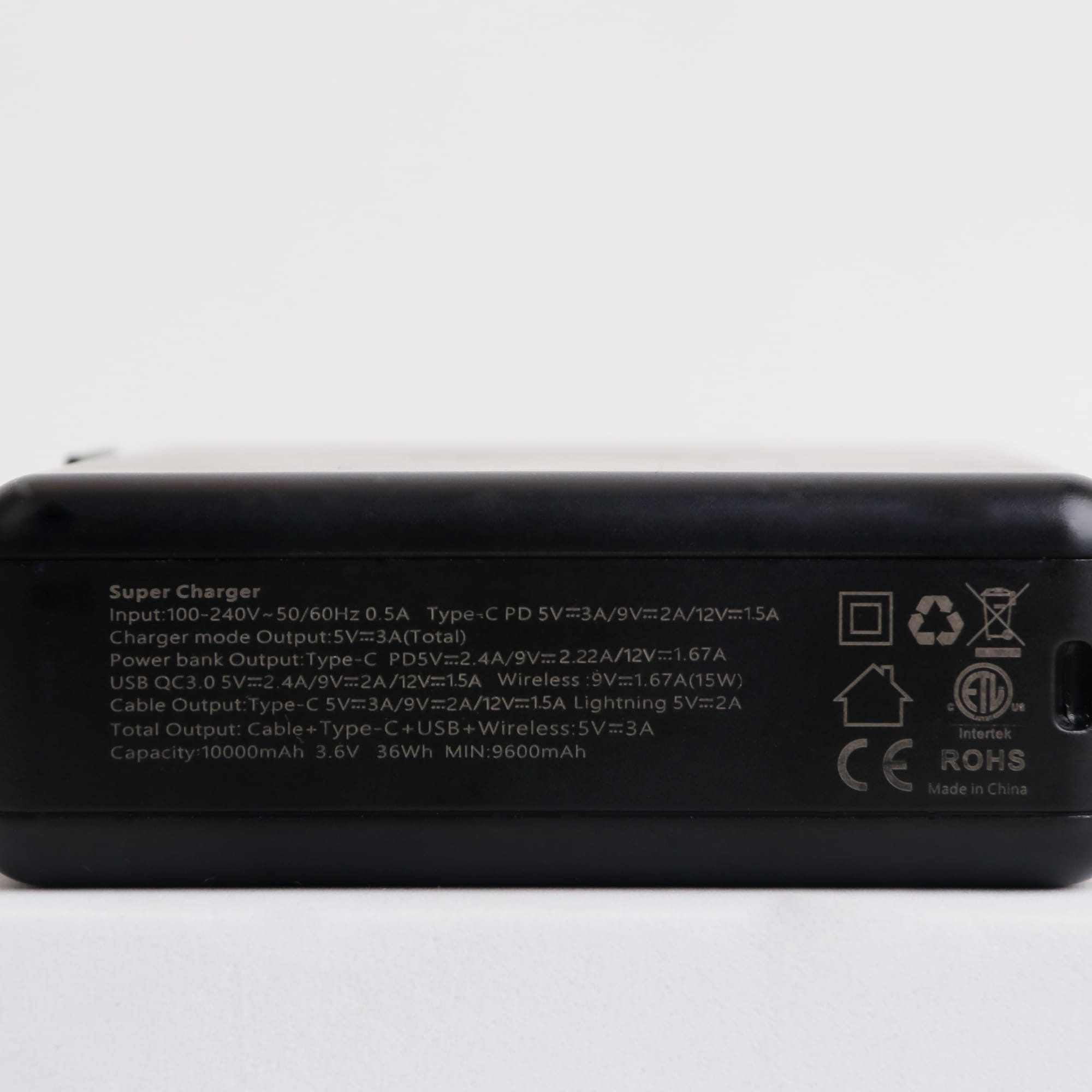 10000mAh Wireless Travel Power Bank - PCB176 Image