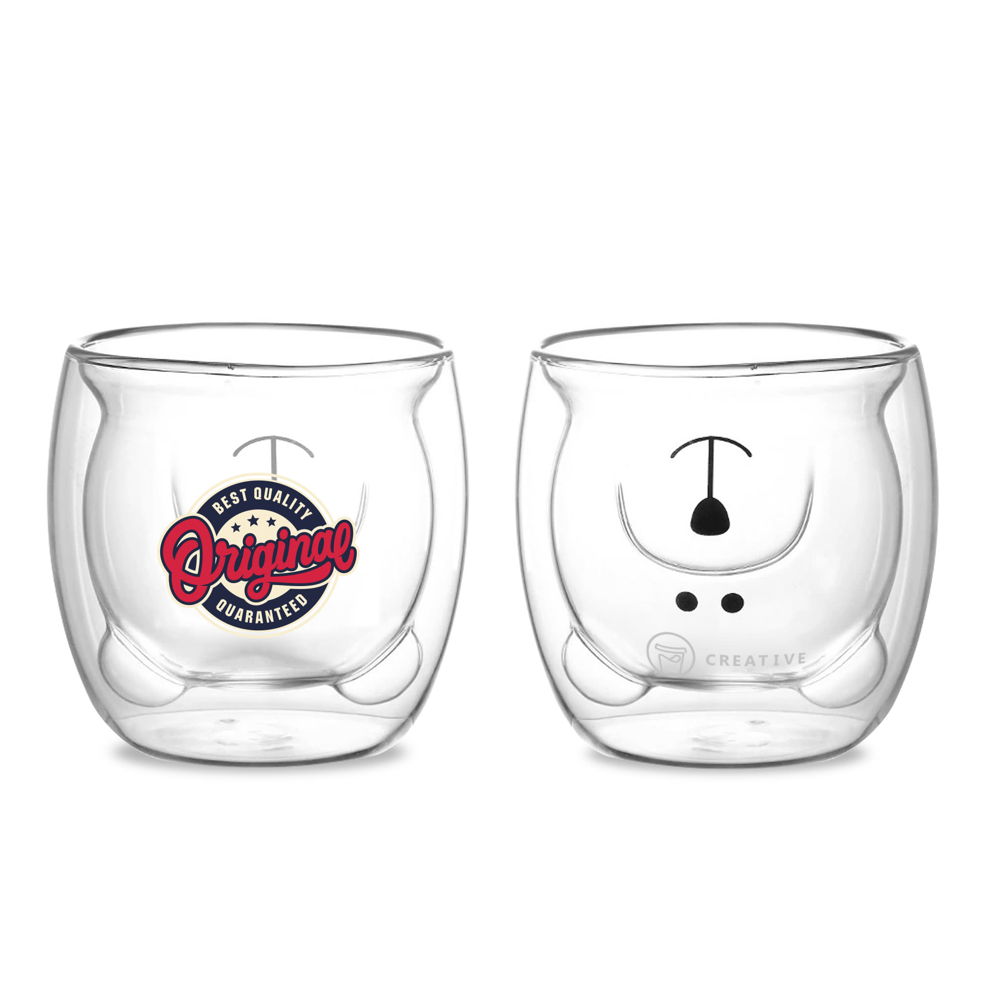 Bear Double Wall Glass