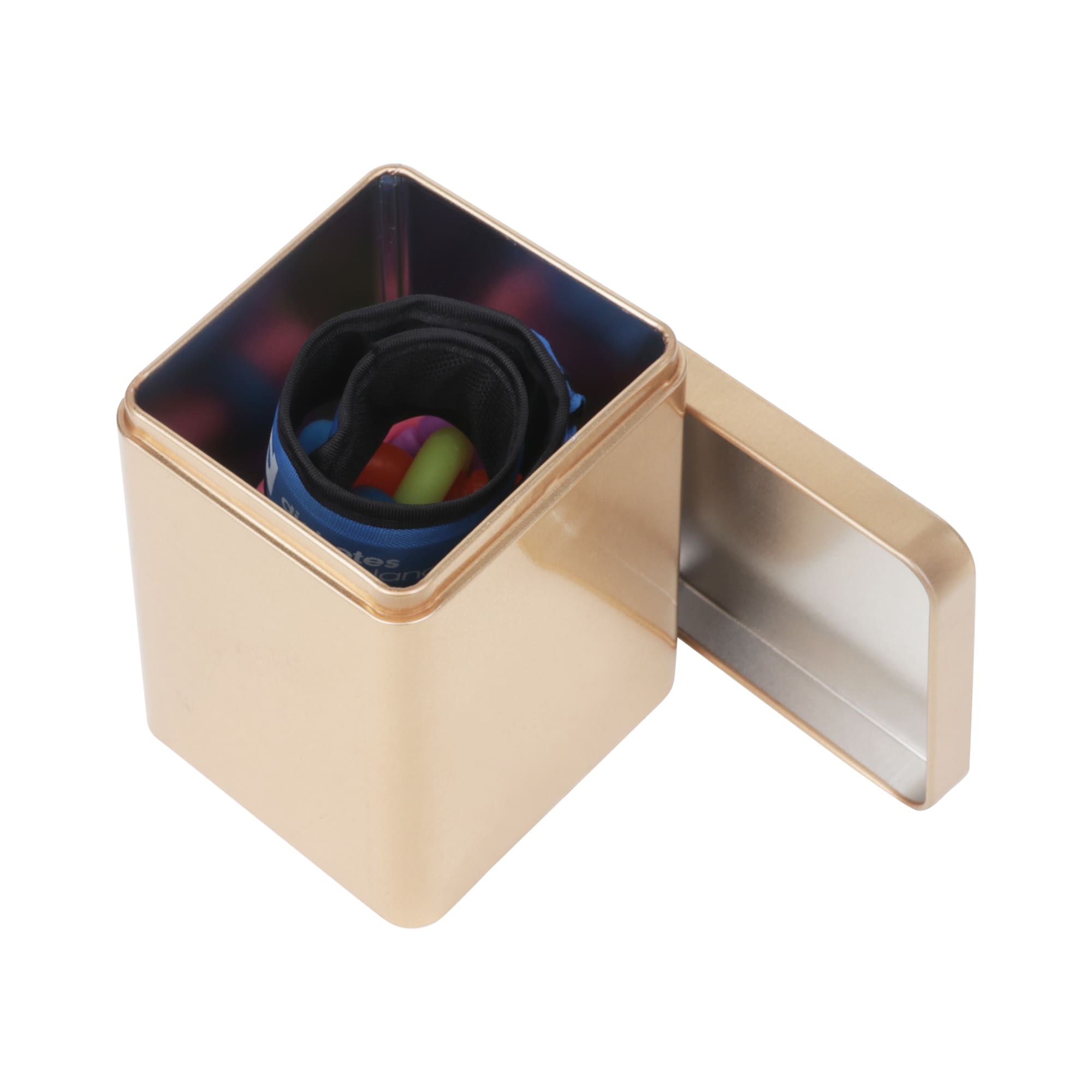 Square Tin Box (80 x 80 x 110mm)