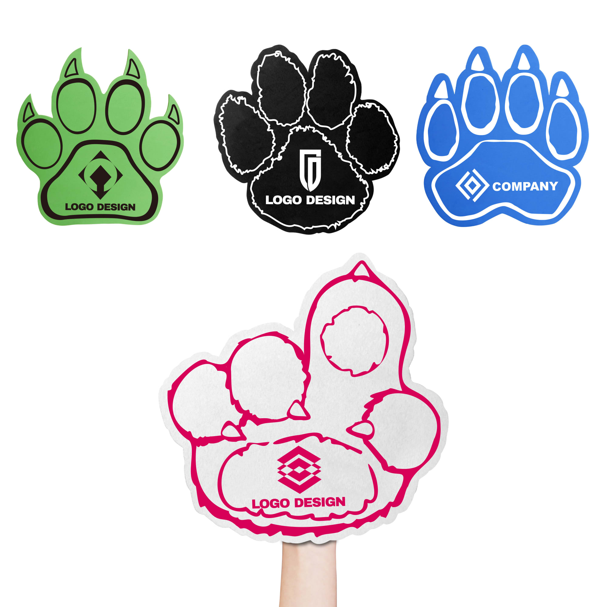 Foam Paw Mitts