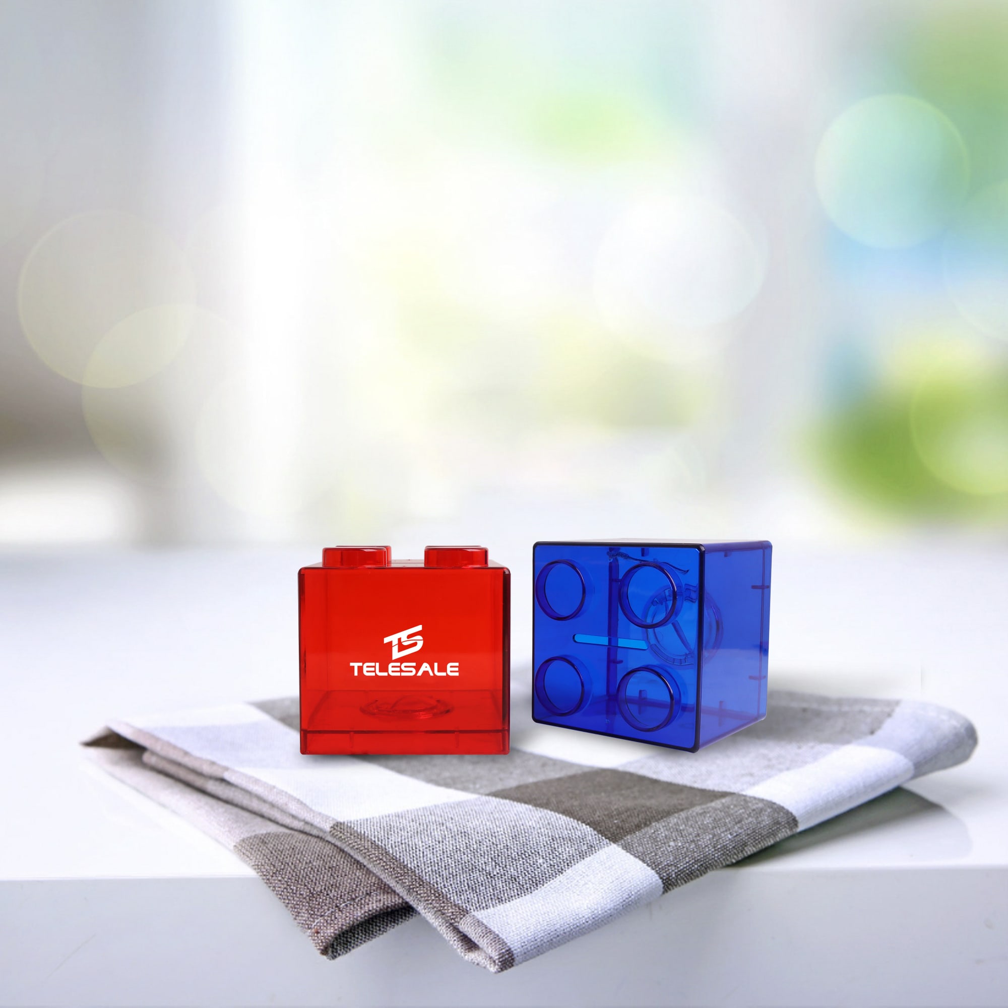 Square Block Coin Bank - PCH176 Image