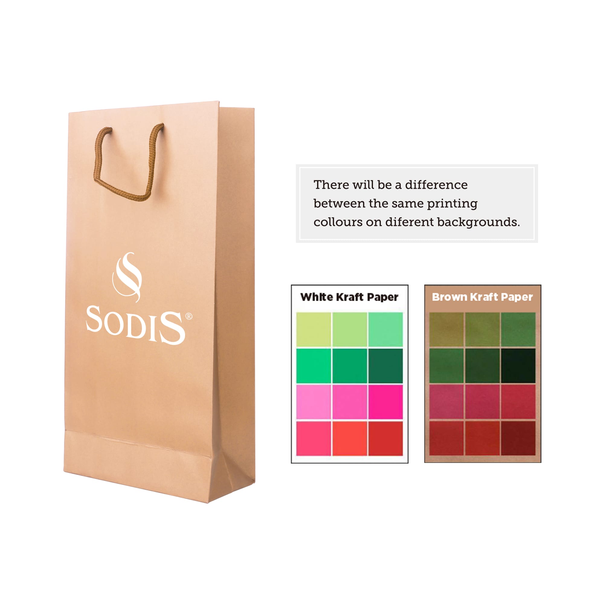 Wine Bottle Paper Bag(175x360x85mm) - PCPB061 Image