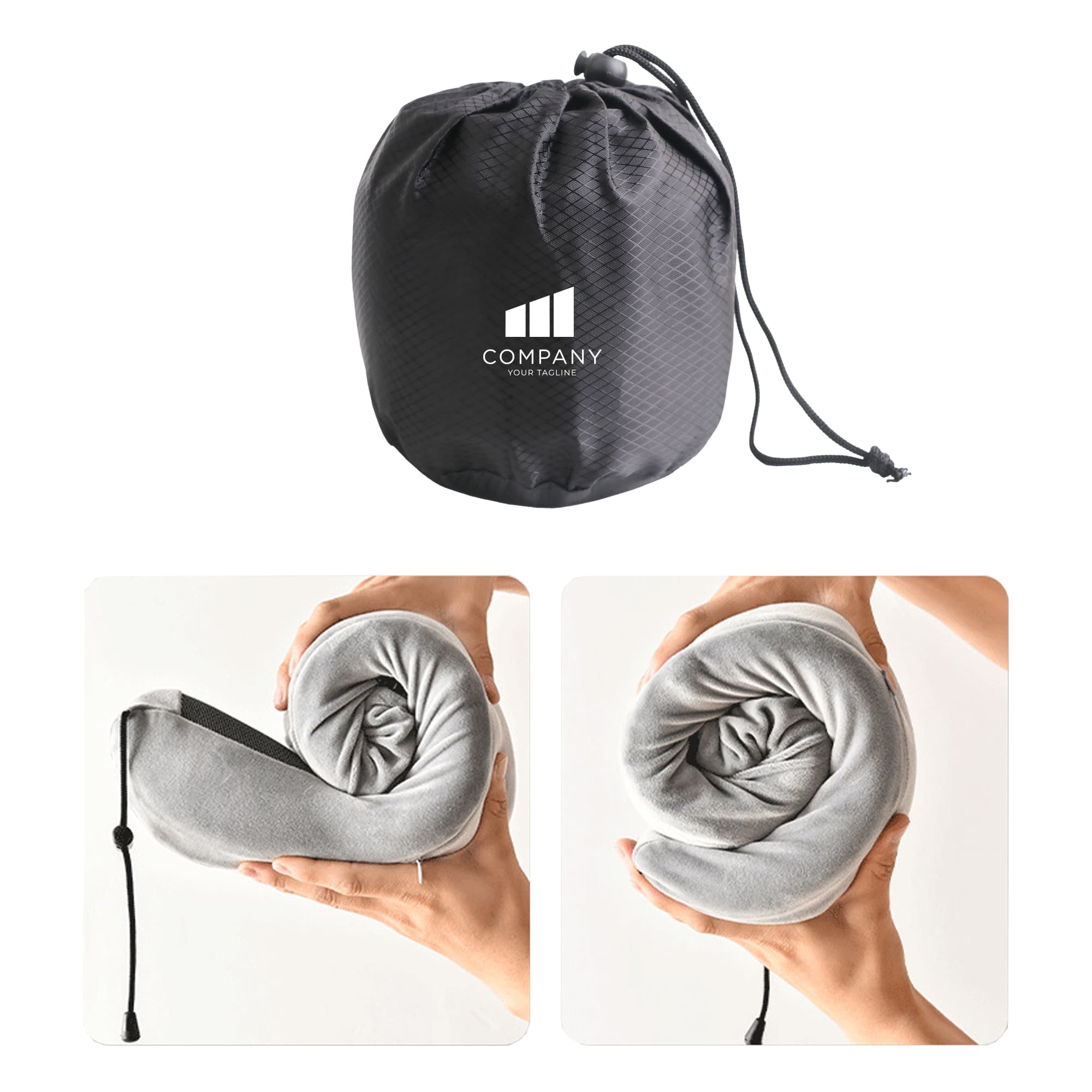 Memory Foam U-shaped Travel Pillow - PCTP009 Image